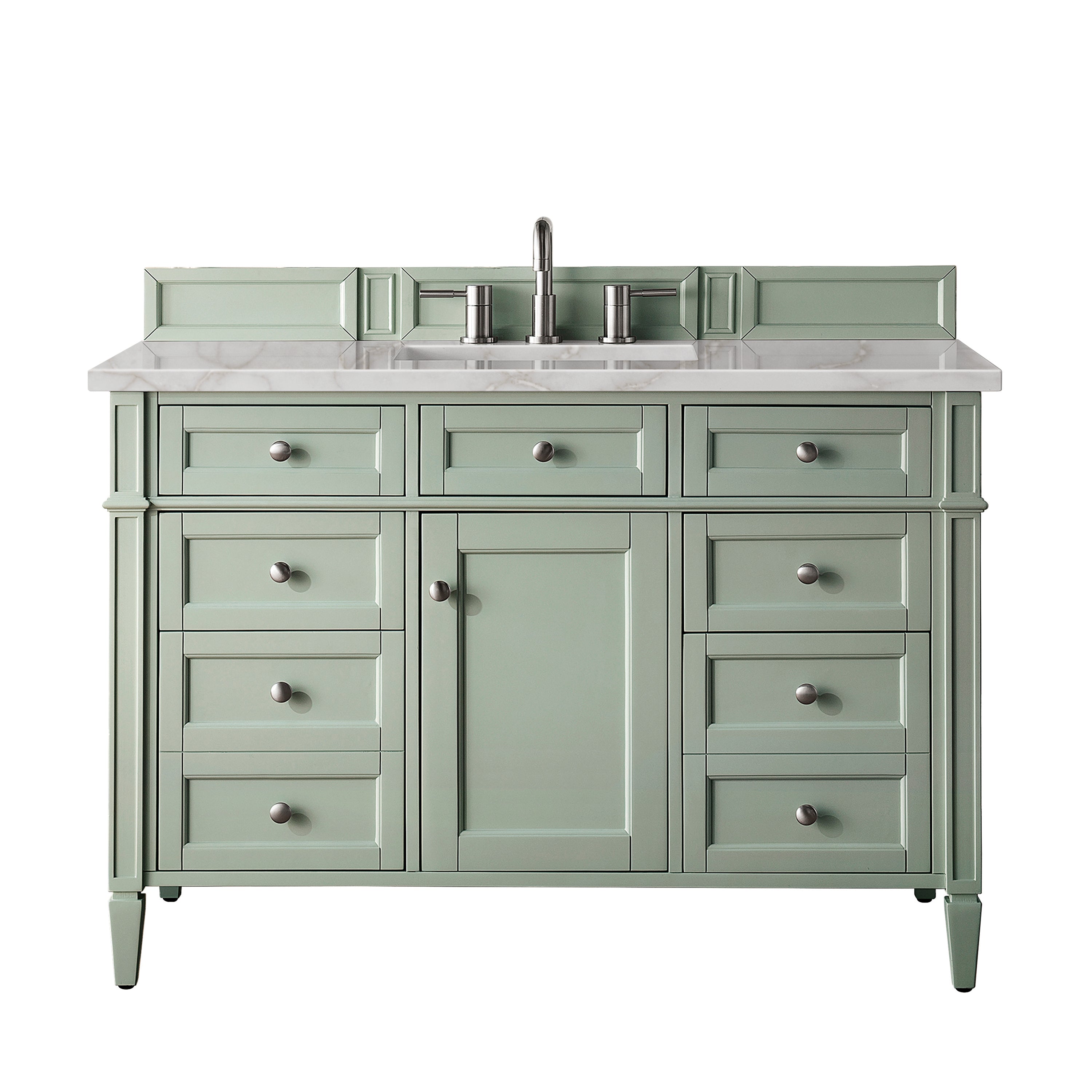 James Martin Vanities Brittany 48" Single Vanity - Sage Green