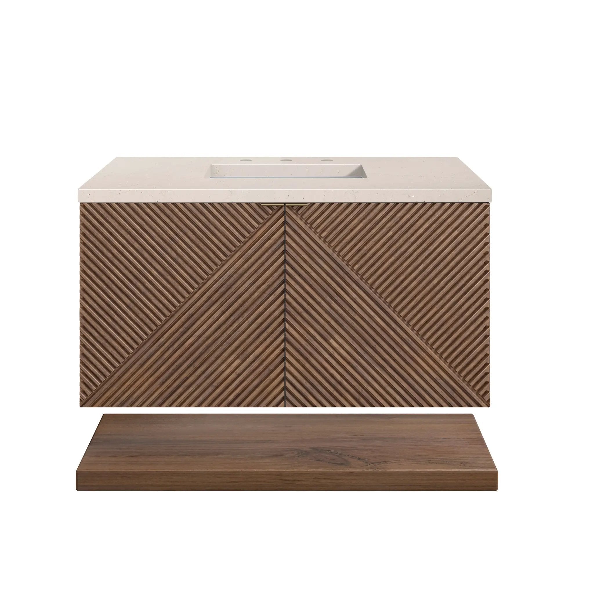 James Martin Marcello 36" Single Vanity Set - Chestnut by James Martin Vanities