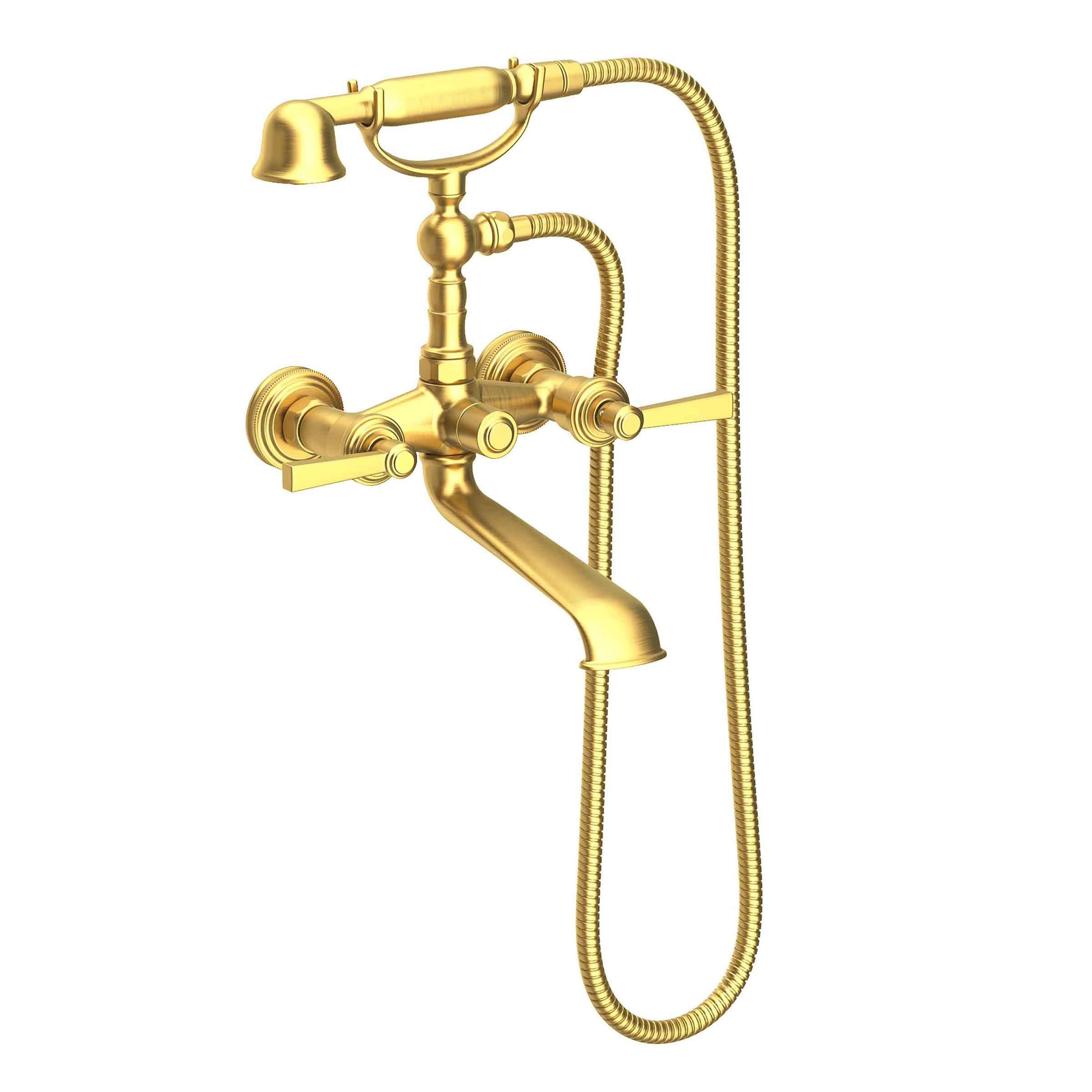 Newport Brass Miro Exposed Tub & Hand Shower Set - Wall Mount
