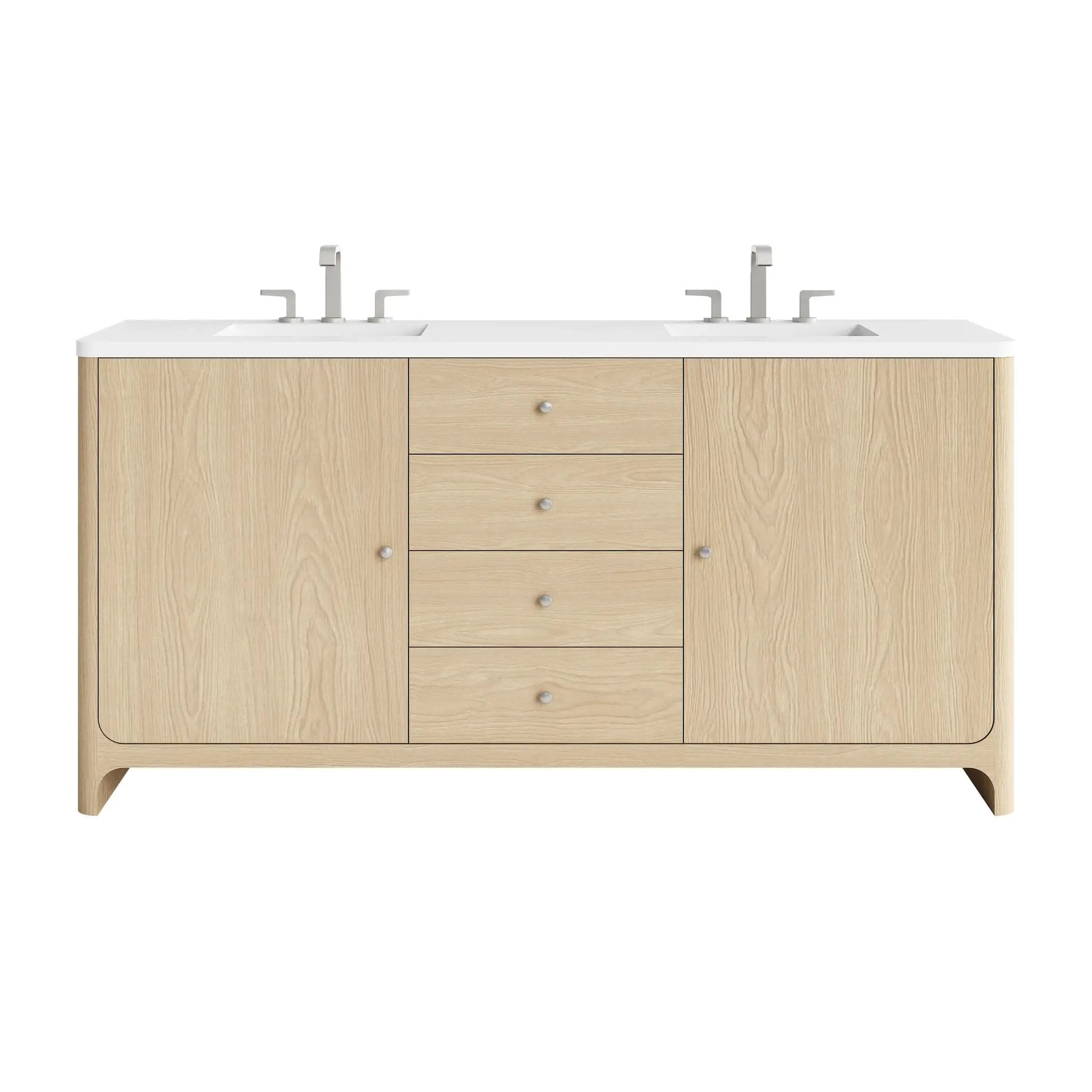 James Martin Gracyn 72" Double Vanity Set - Coastal Driftwood by James Martin Vanities