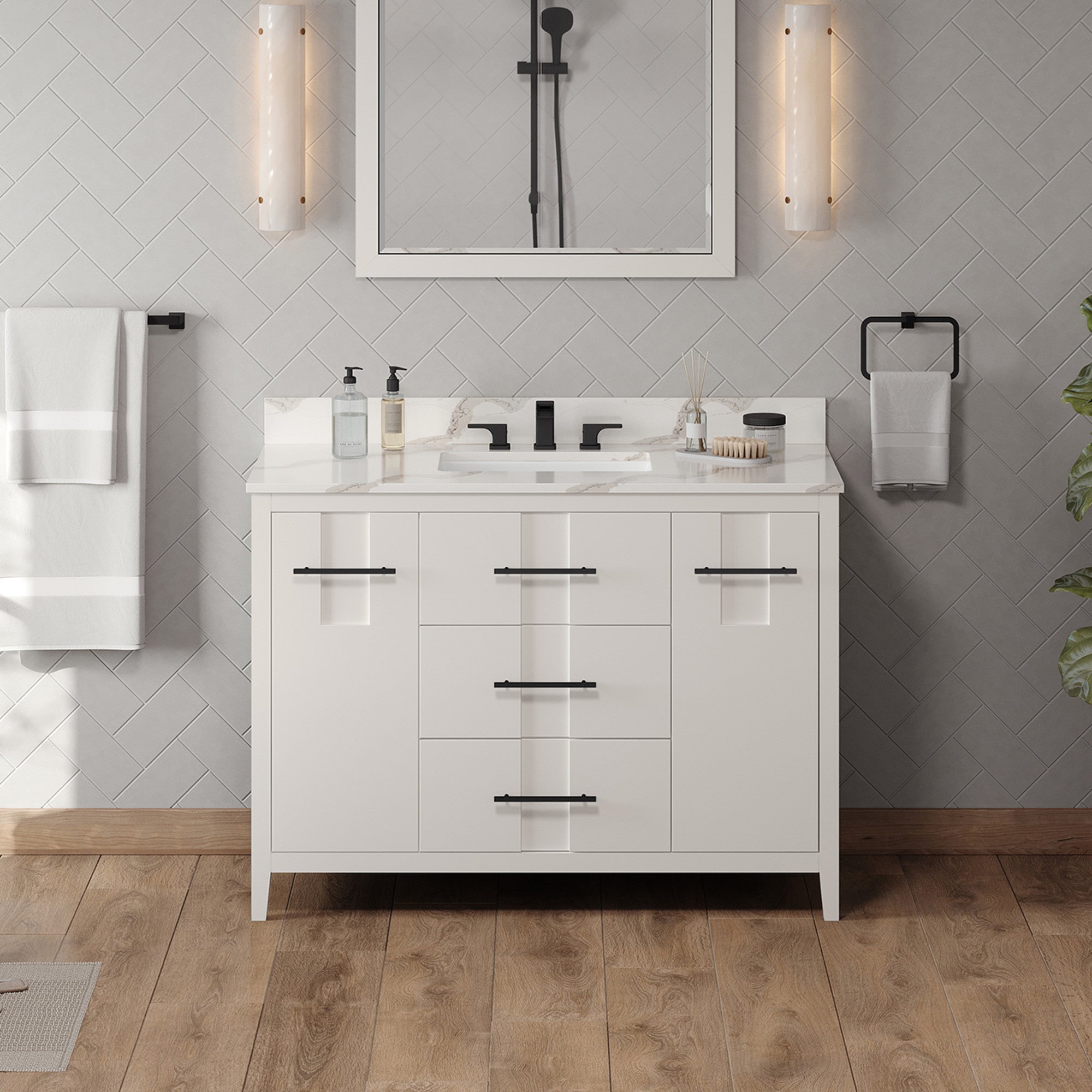 Jeffrey Alexander 48" Katara Vanity Set