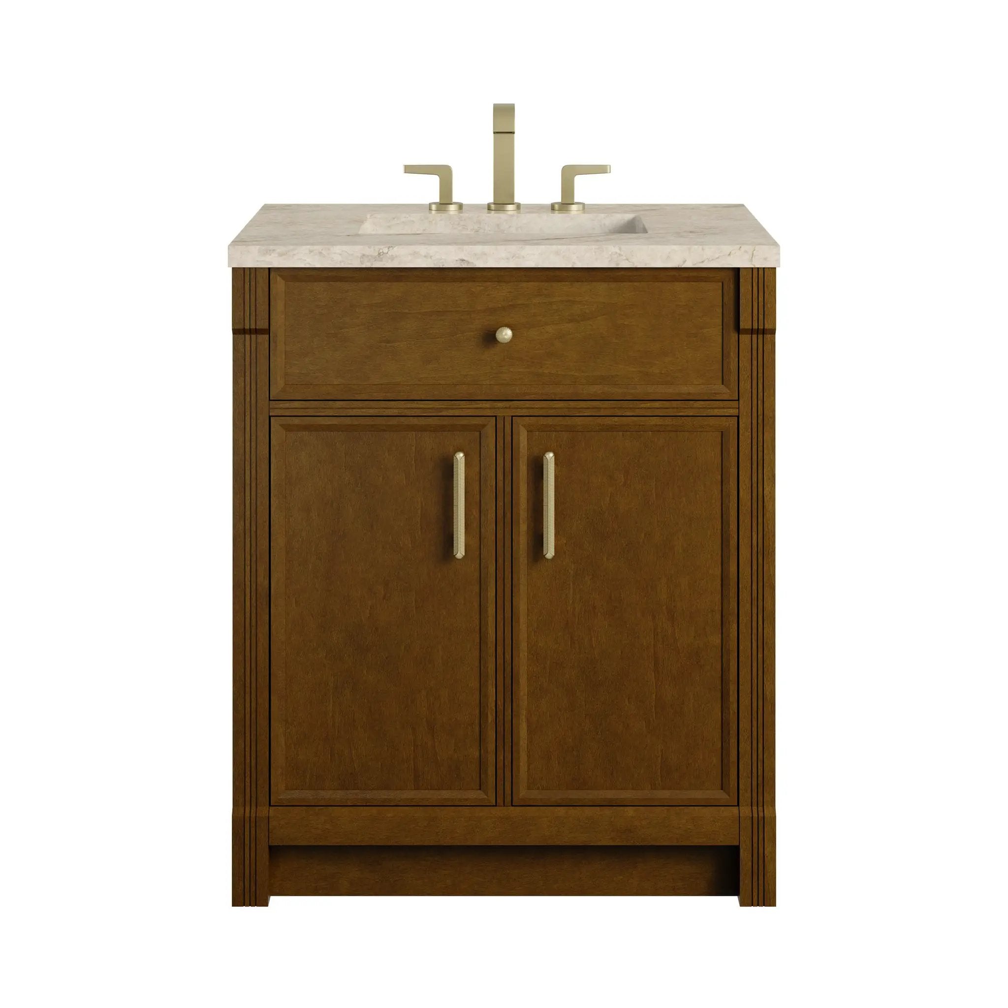 James Martin Bellshire 30" Single Vanity Set - Honey Oak by James Martin Vanities