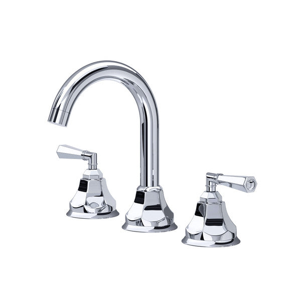polished chrome bathroom faucet