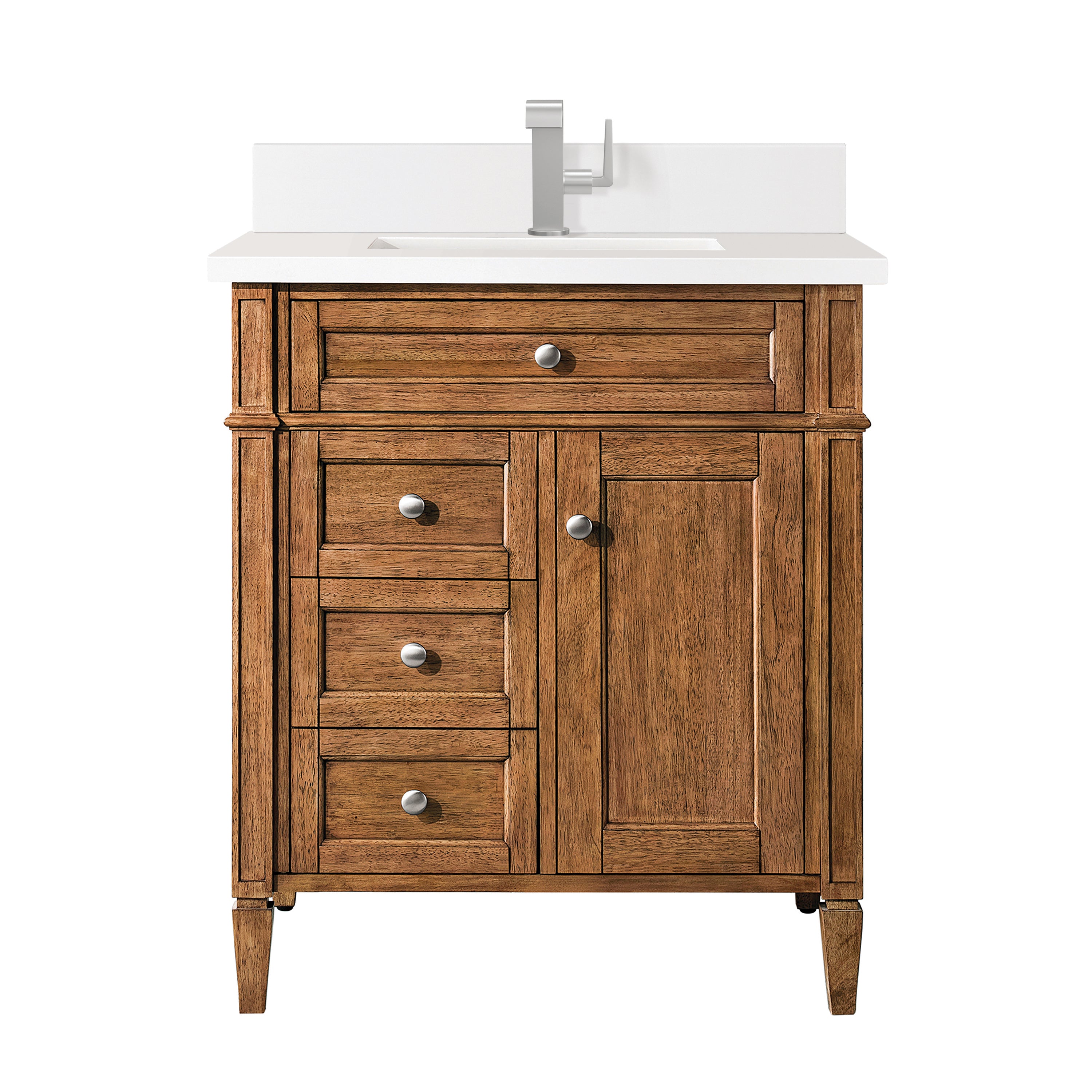 James Martin Vanities Brittany 30" Single Vanity - Saddle Brown