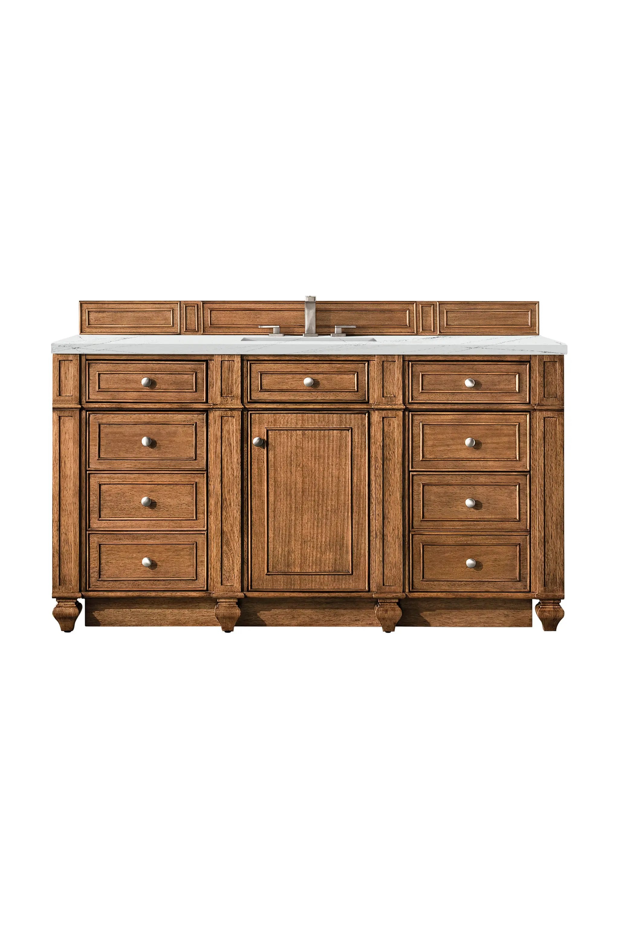 James Martin Bristol 60" Single Vanity Set - Saddle Brown by James Martin Vanities