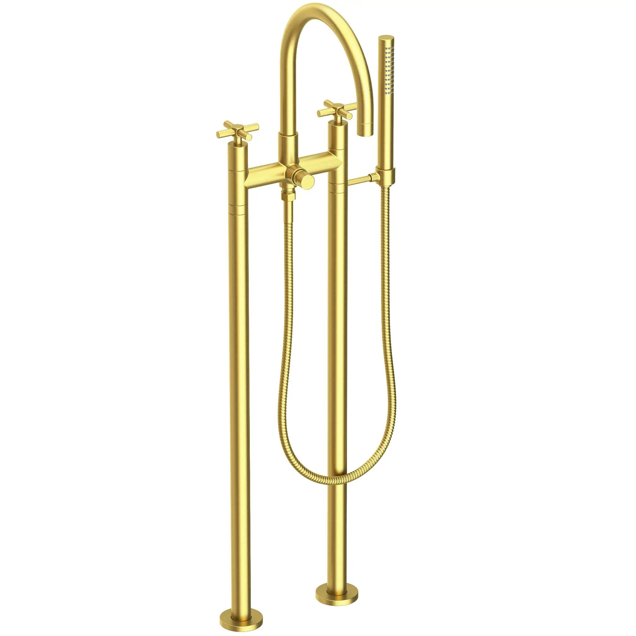 Newport Brass East Linear Exposed Tub & Hand Shower Set w/Risers by Newport Brass