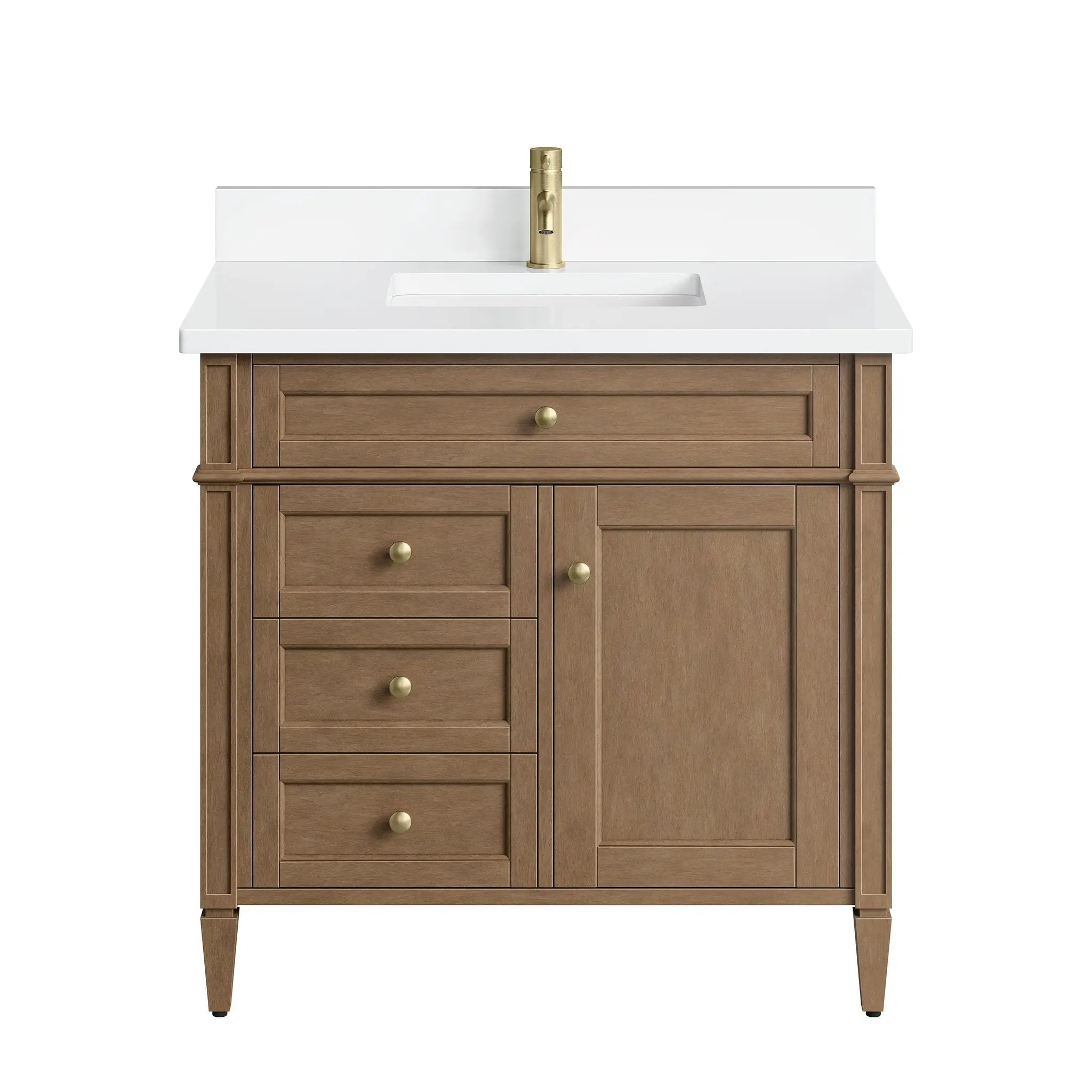 James Martin Brittany 36" Single Vanity Set - Pecan by James Martin Vanities