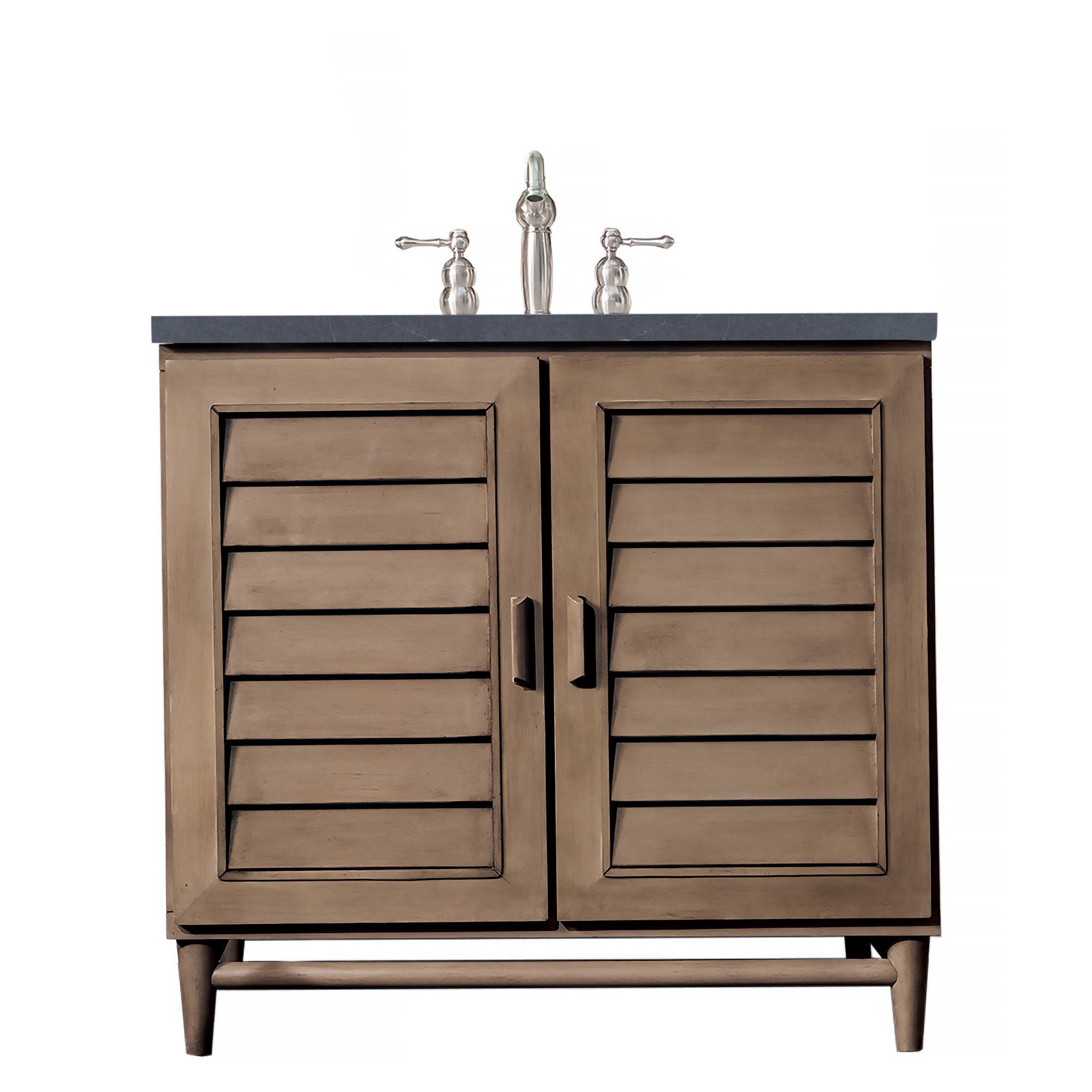 James Martin Vanities Portland 36" Single Vanity Whitewashed Walnut