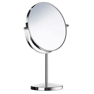 chromed make-up mirror