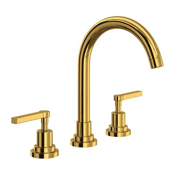 Rohl Lombardia Widespread Lavatory Faucet with C-Spout by Rohl