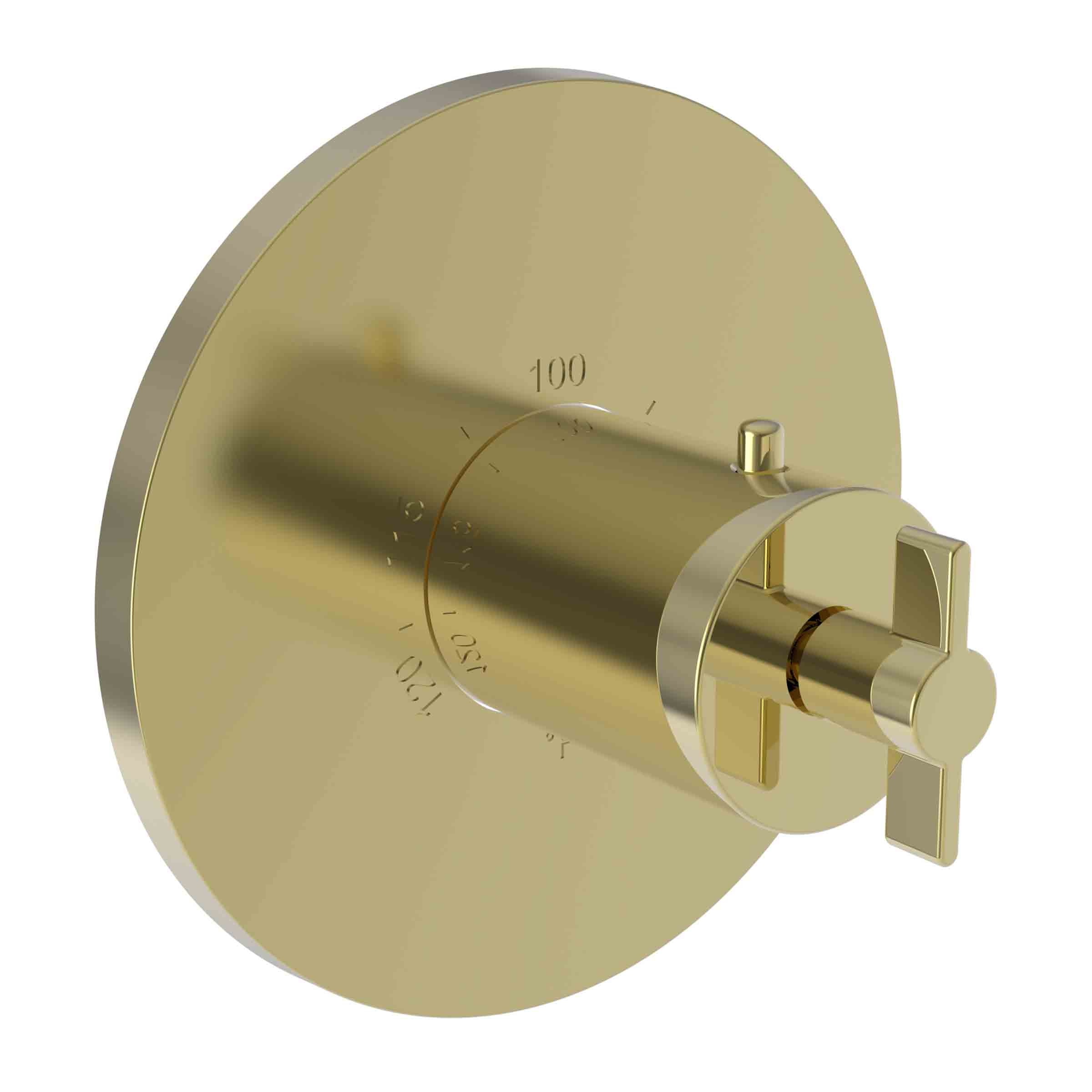 Newport Brass Tolmin 3/4" Round Thermostatic Trim Plate with Handle