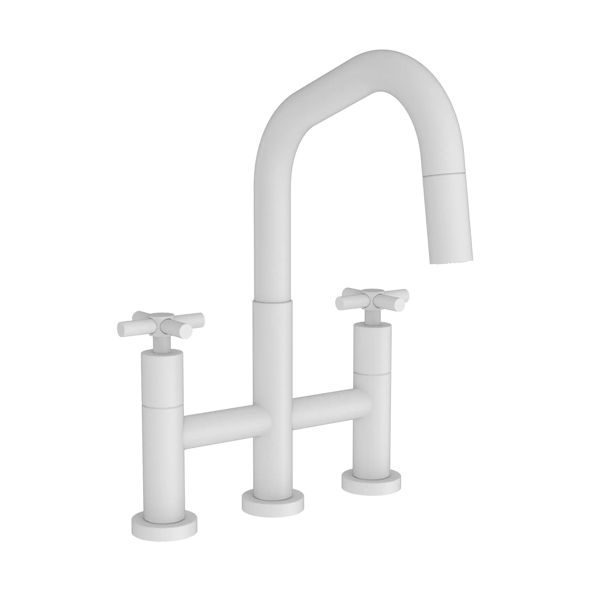 Newport Brass East Square Kitchen Bridge Pull-Down Faucet by Newport Brass