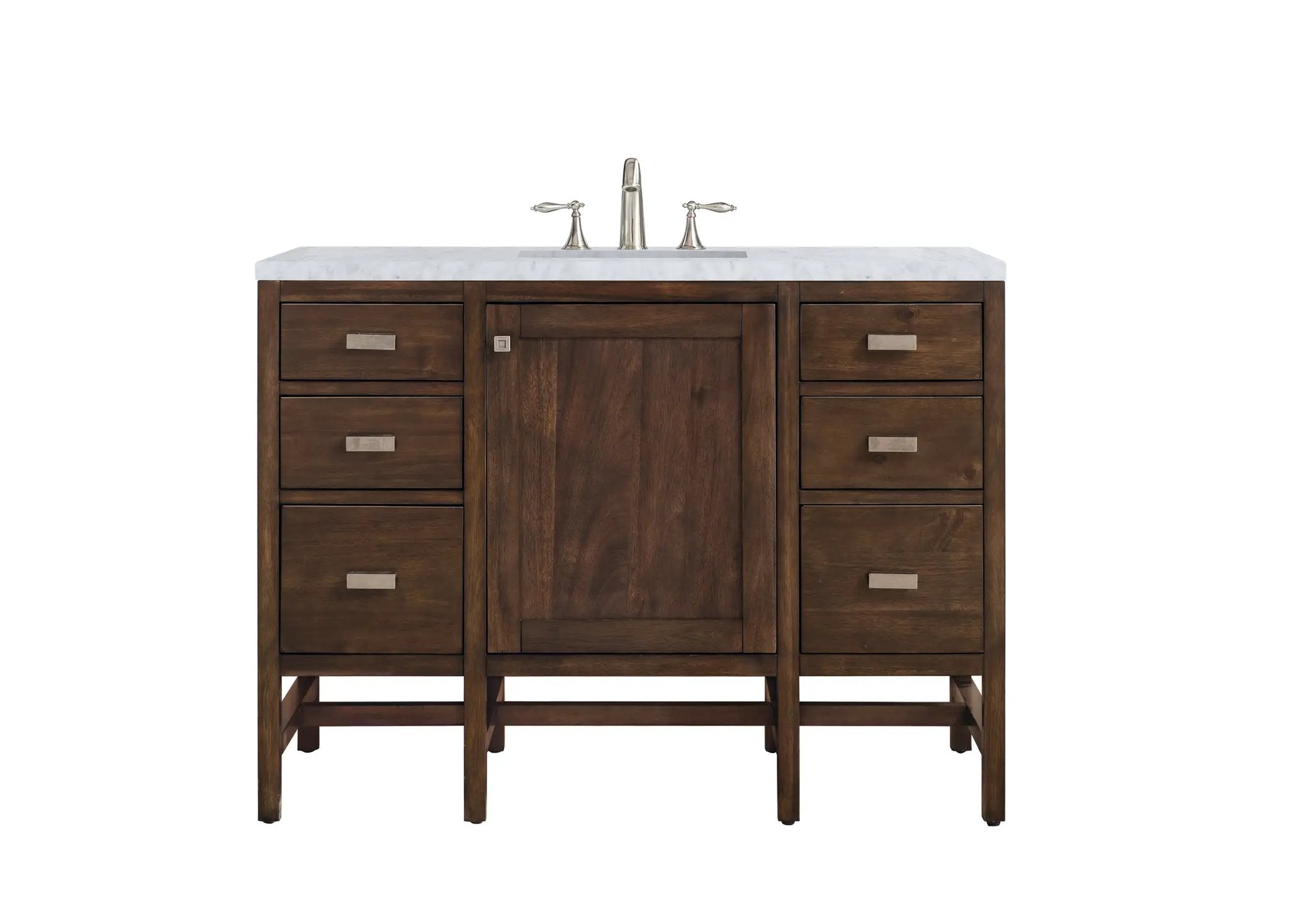 James Martin Addison 48" Single Vanity Set - Mid-Century Acacia by James Martin Vanities