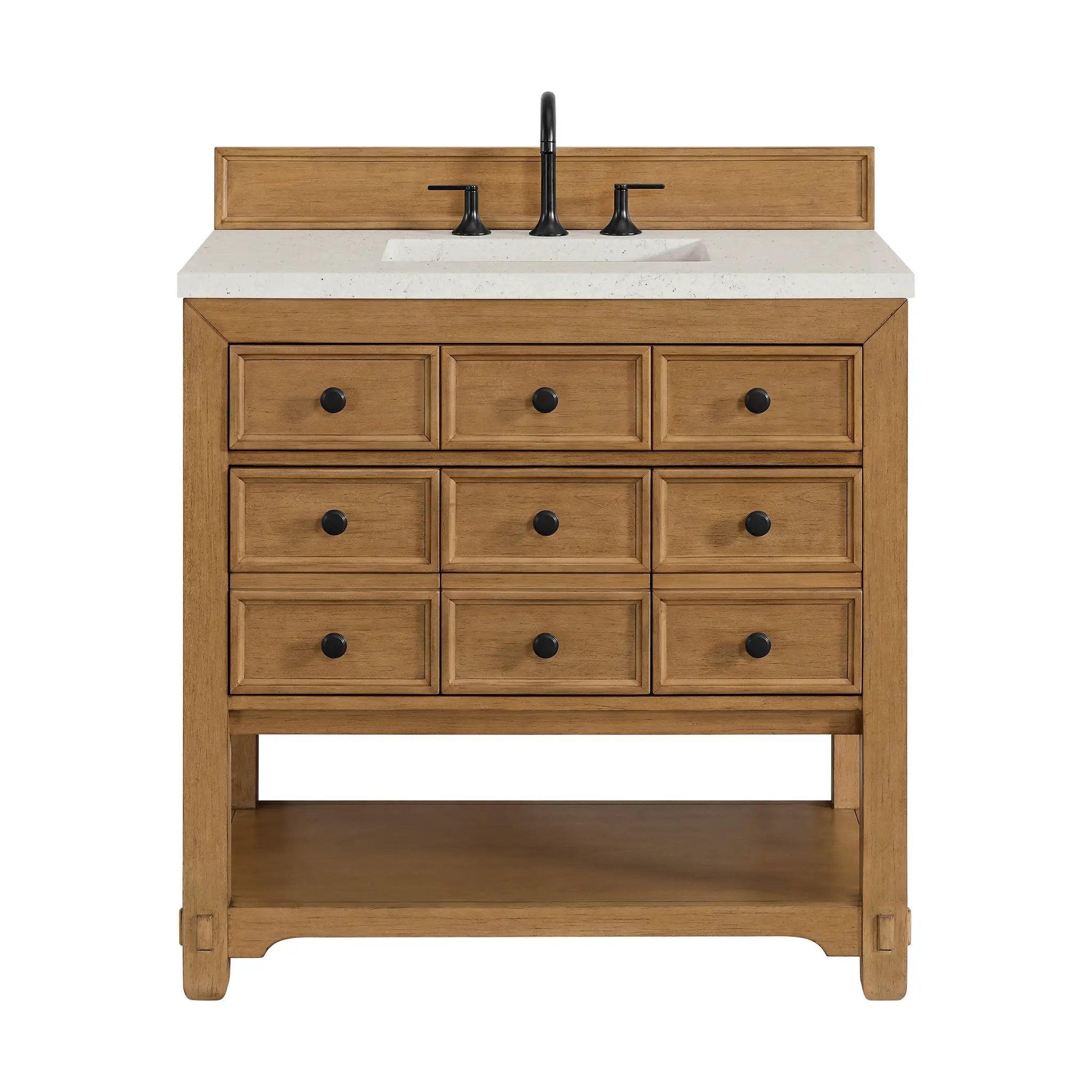 James Martin Malibu 36" Single Vanity Set - Amber Birch by James Martin Vanities