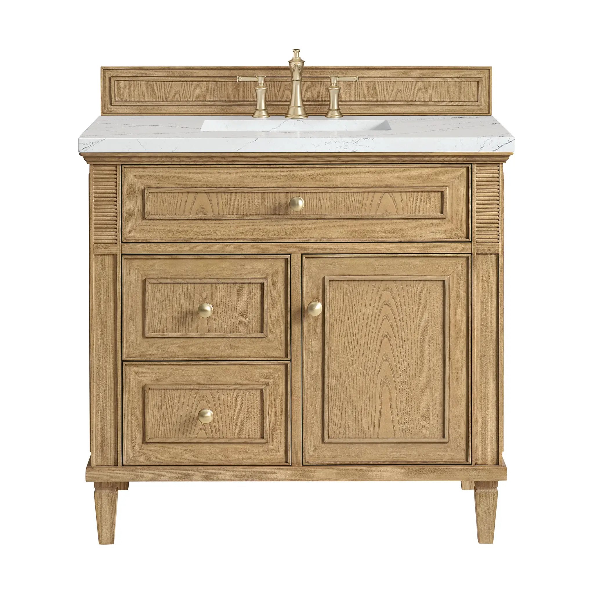 James Martin Lorelai 36" Single Vanity Set - Light Natural Oak by James Martin Vanities