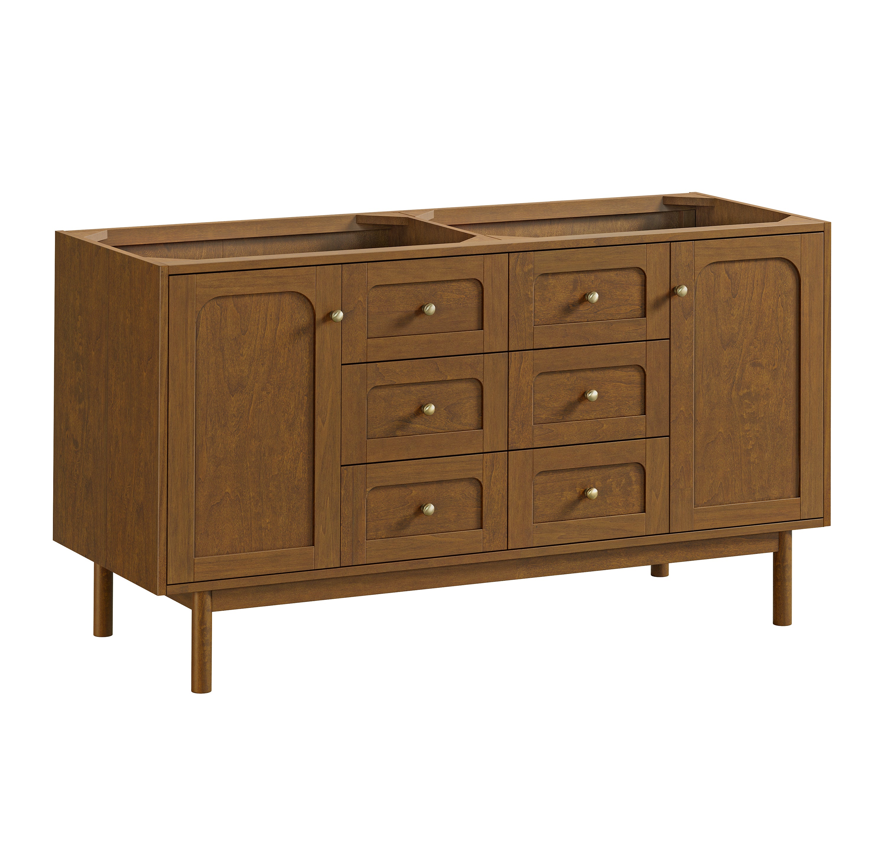 honey oak vanity