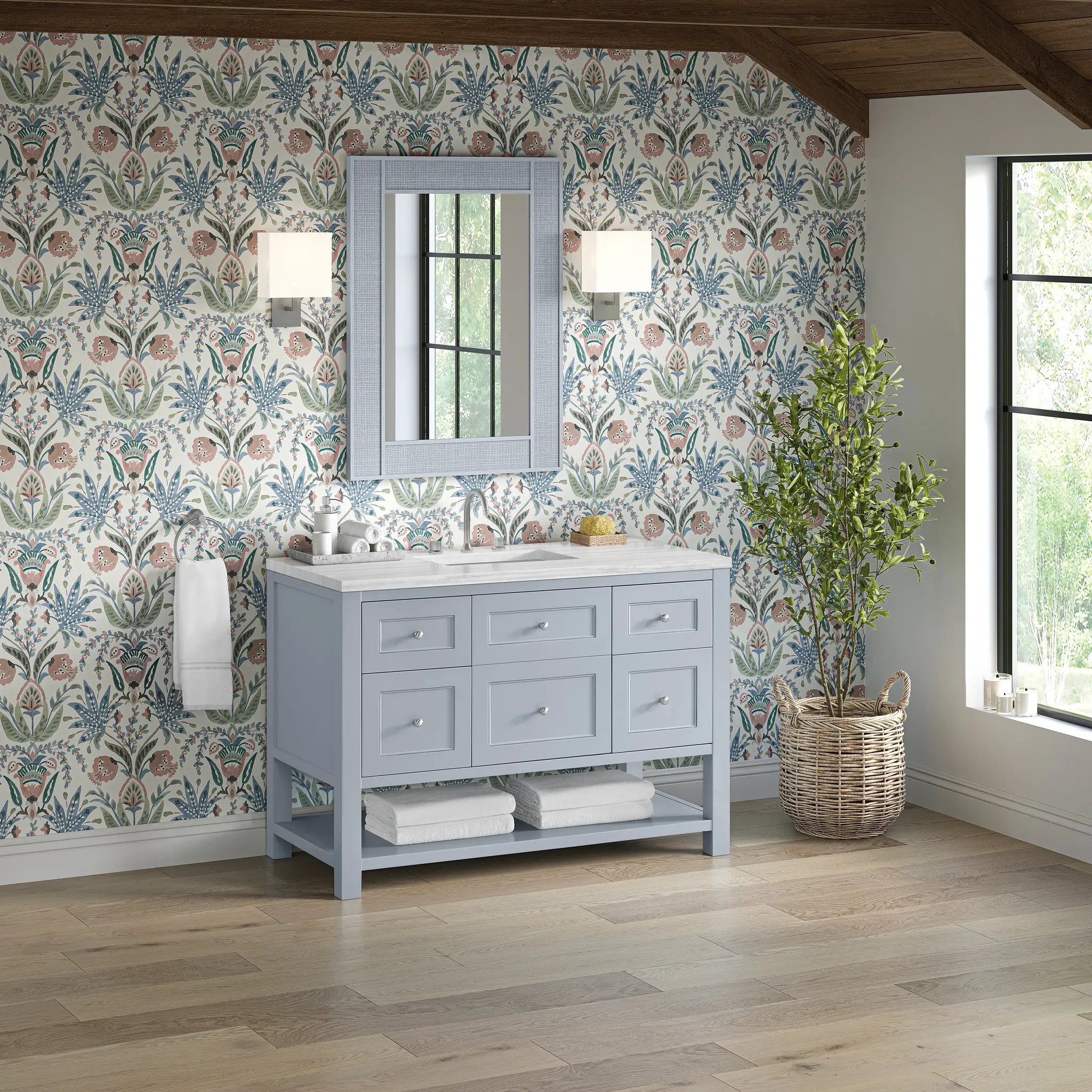 serenity blue vanity
