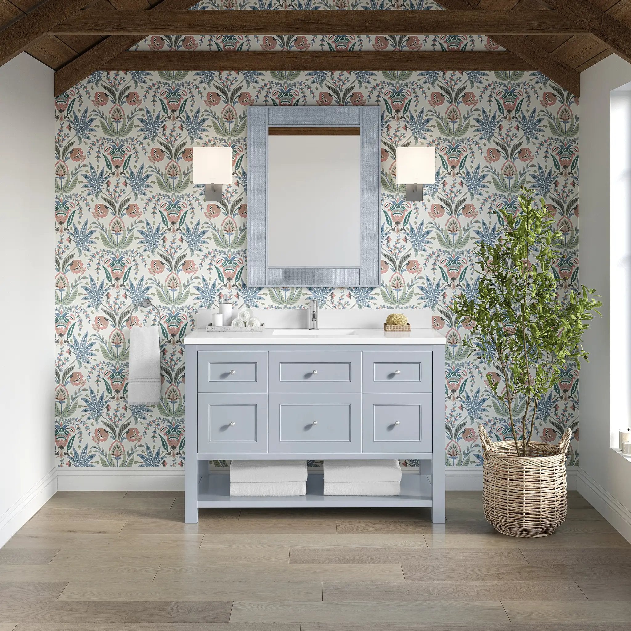 serenity blue vanity