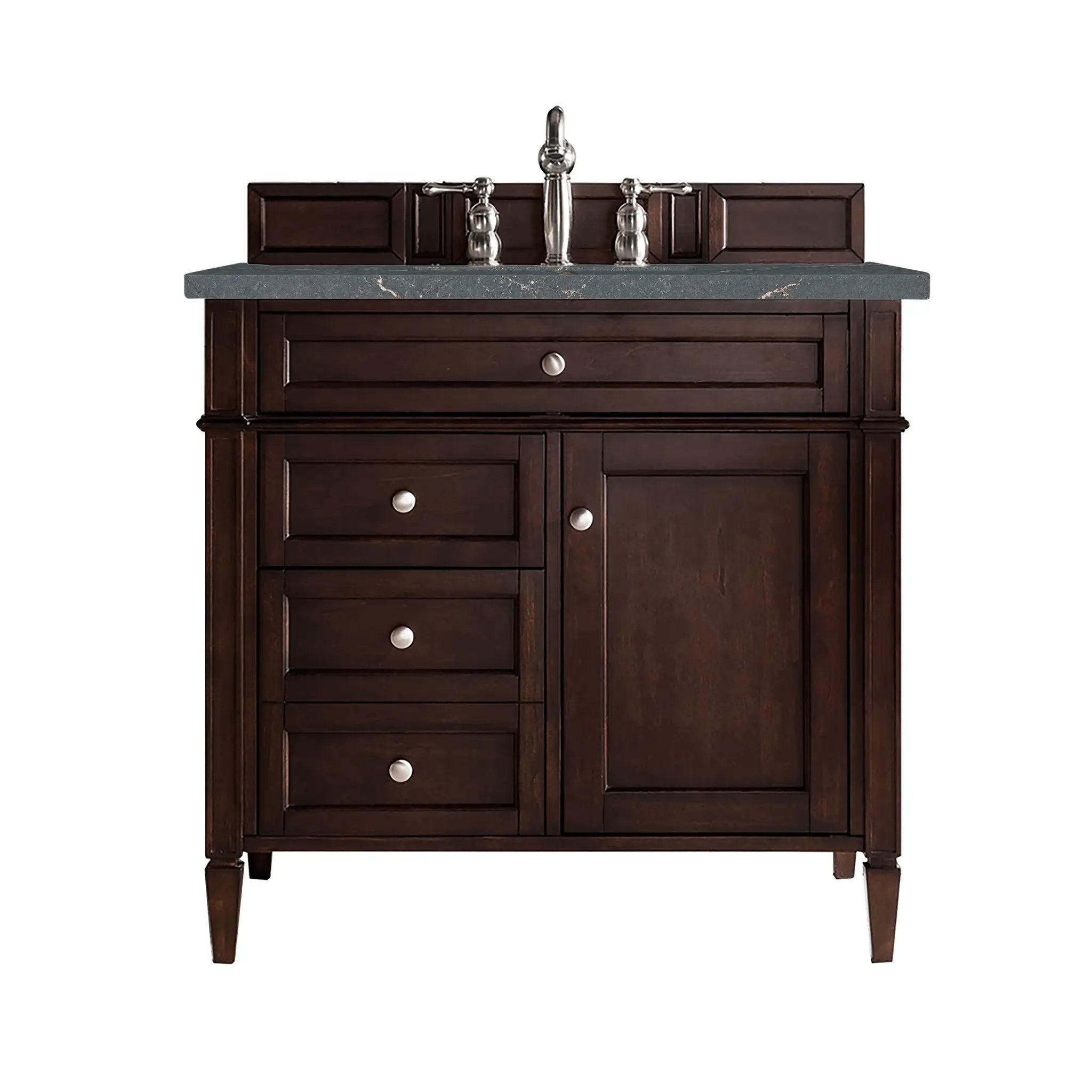 James Martin Brittany 36" Single Vanity Set - Burnished Mahogany by James Martin Vanities