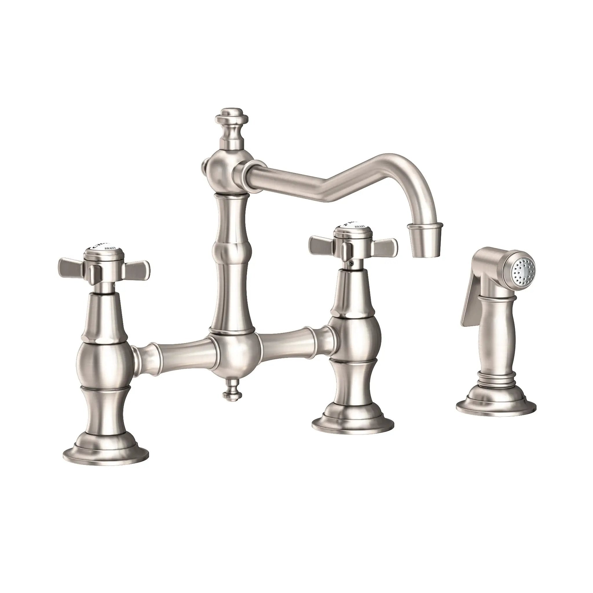 Newport Brass Fairfield Kitchen Bridge Faucet with Side Spray by Newport Brass