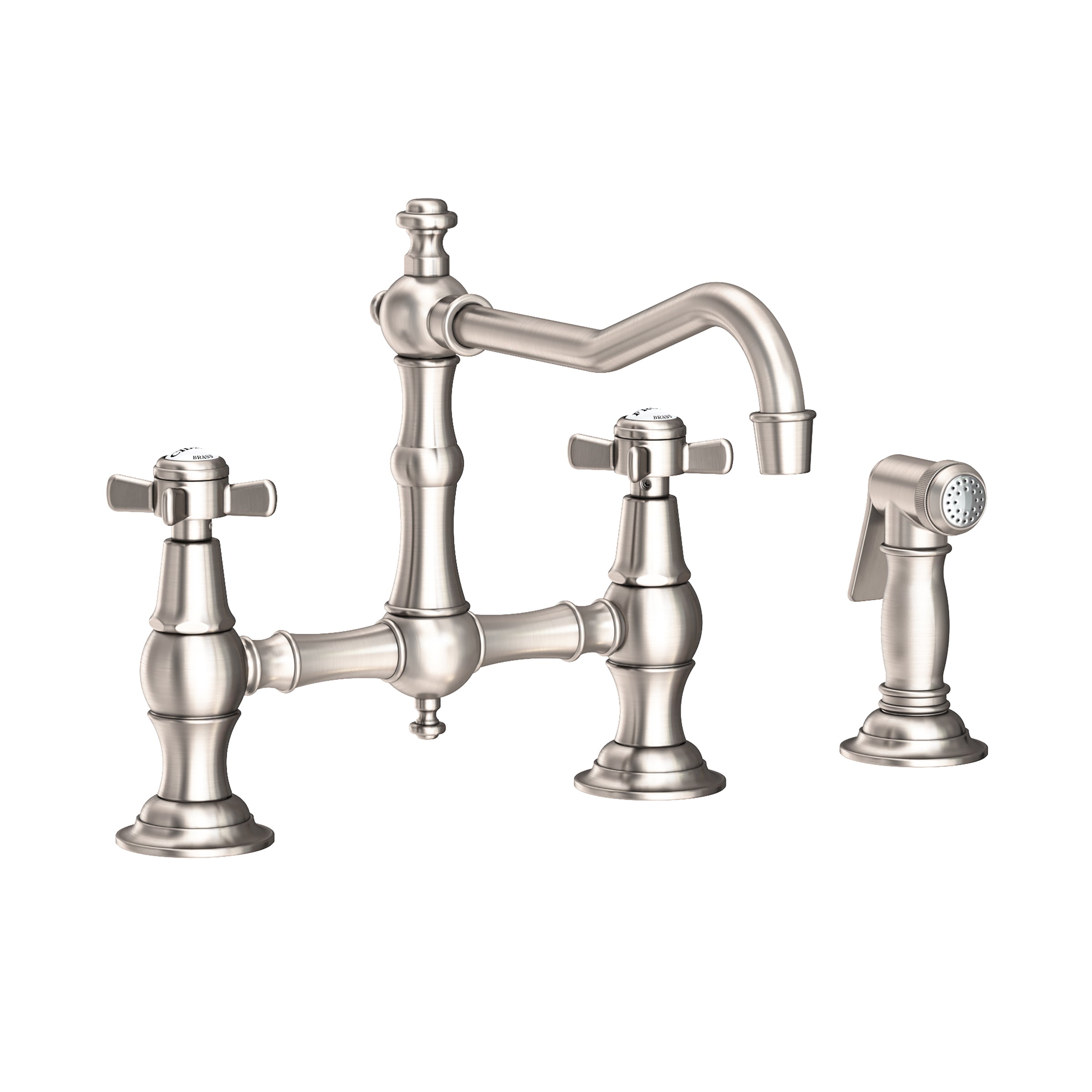 Newport Brass Fairfield Kitchen Bridge Faucet with Side Spray