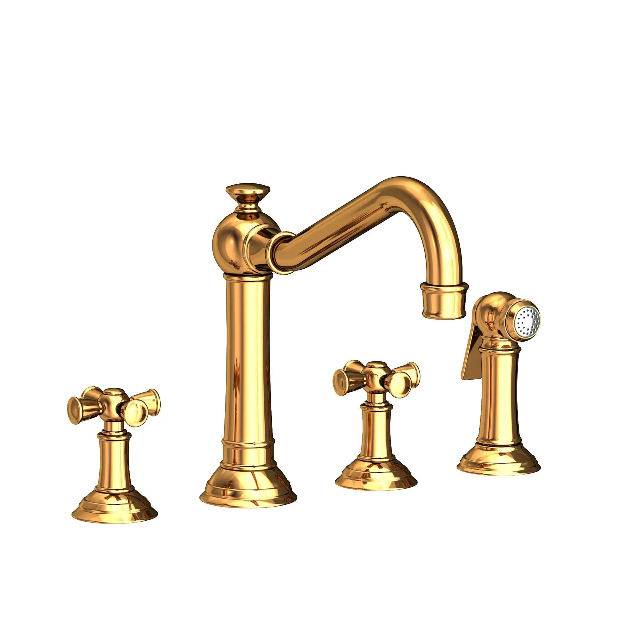 Newport Brass Jacobean Kitchen Faucet with Side Spray by Newport Brass