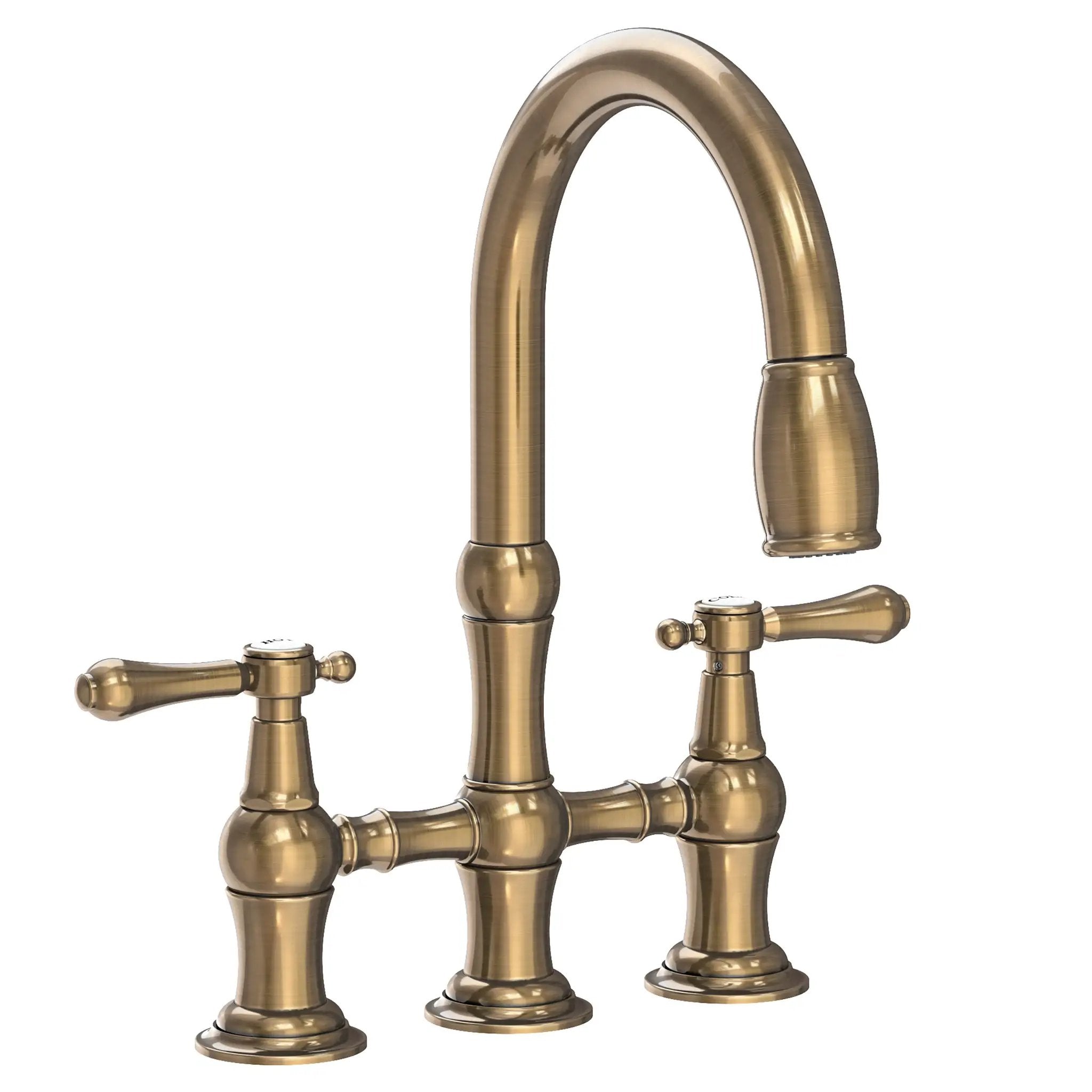 Newport Brass Chesterfield Kitchen Bridge Pull-Down Faucet by Newport Brass