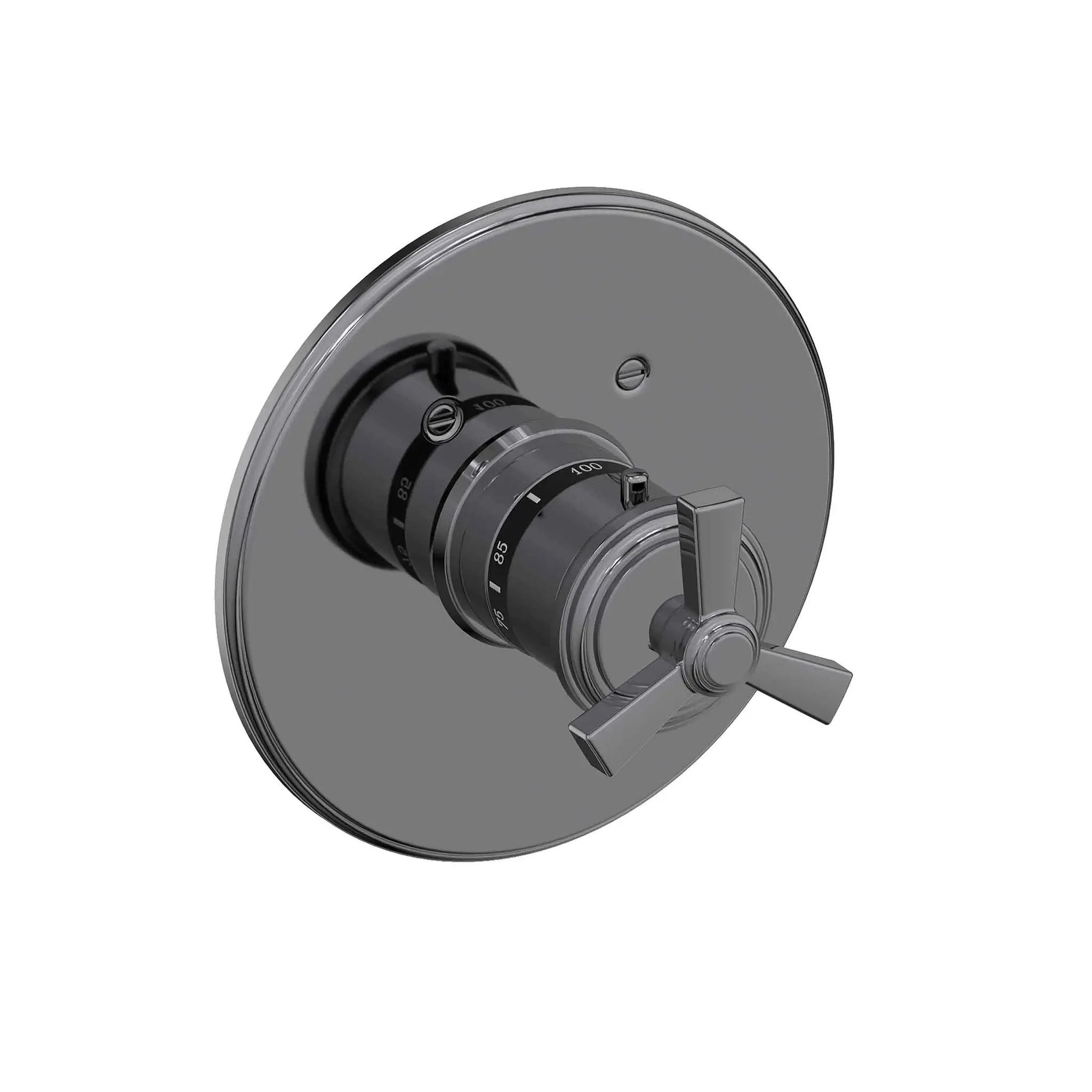 Newport Brass Miro 3/4" Round Thermostatic Trim Plate with Handle by Newport Brass