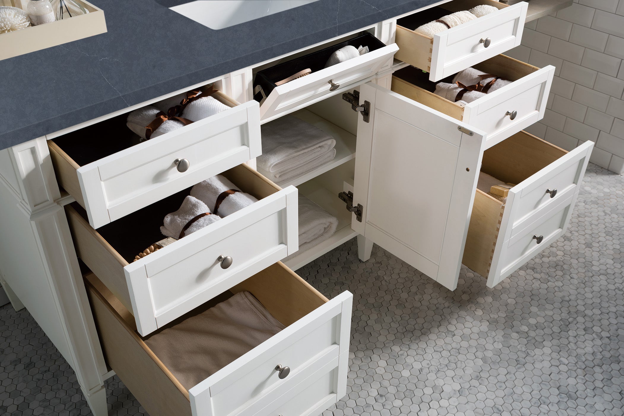 charcoal soapstone quartz top vanity