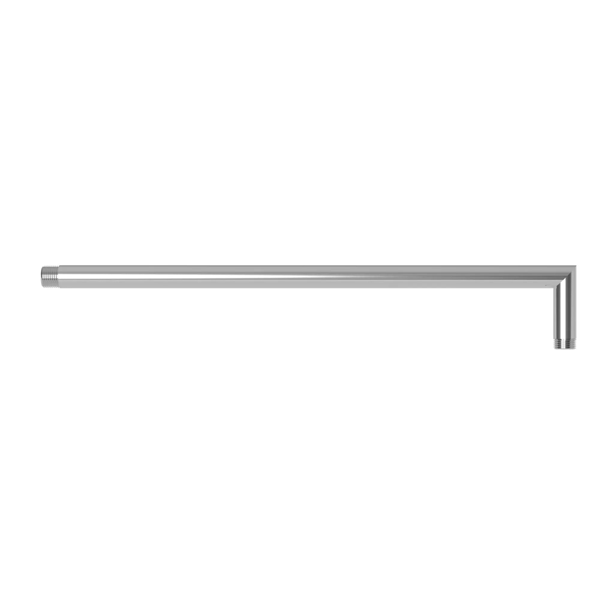 polished chrome shower arm