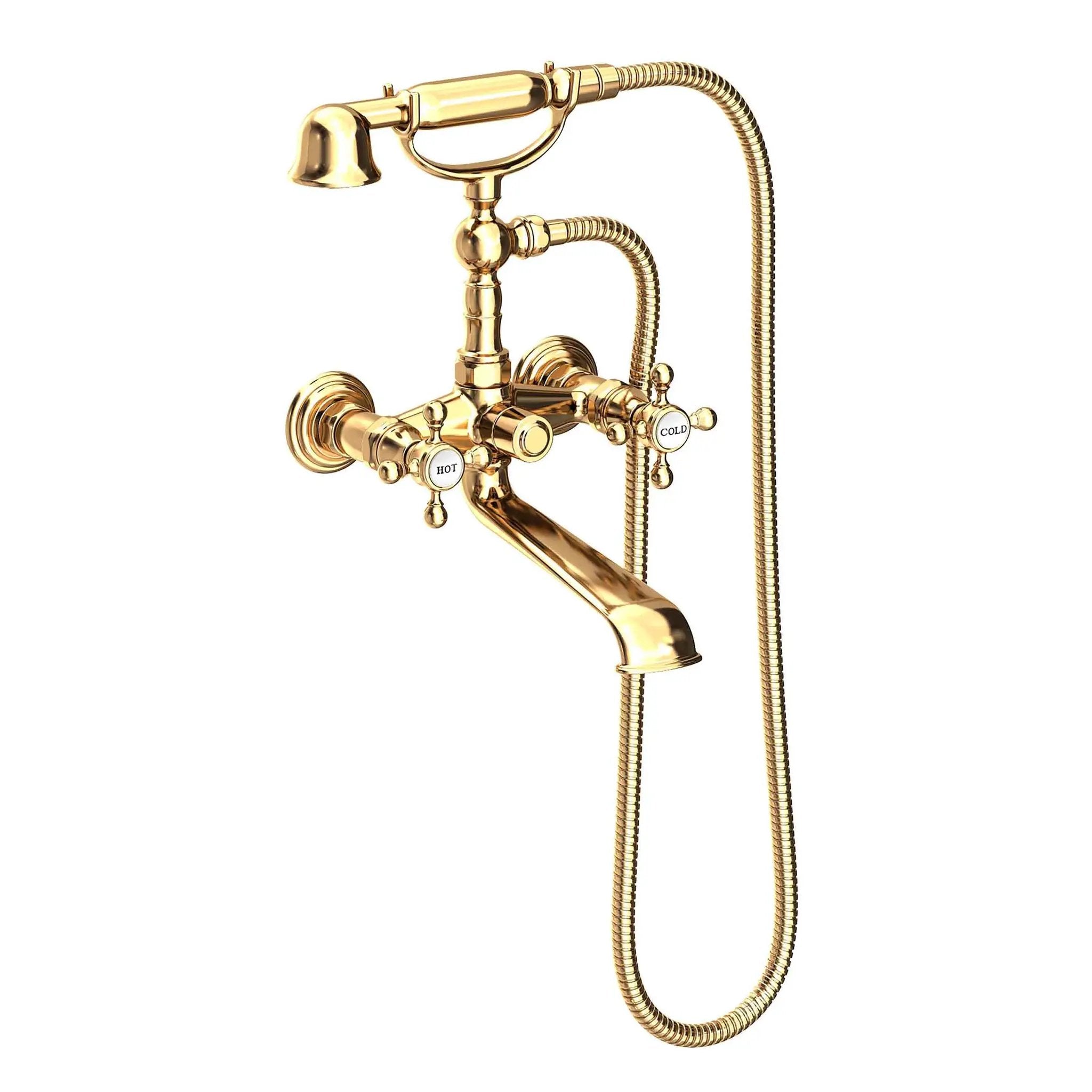 Newport Brass Astor Exposed Tub & Hand Shower Set - Wall Mount by Newport Brass