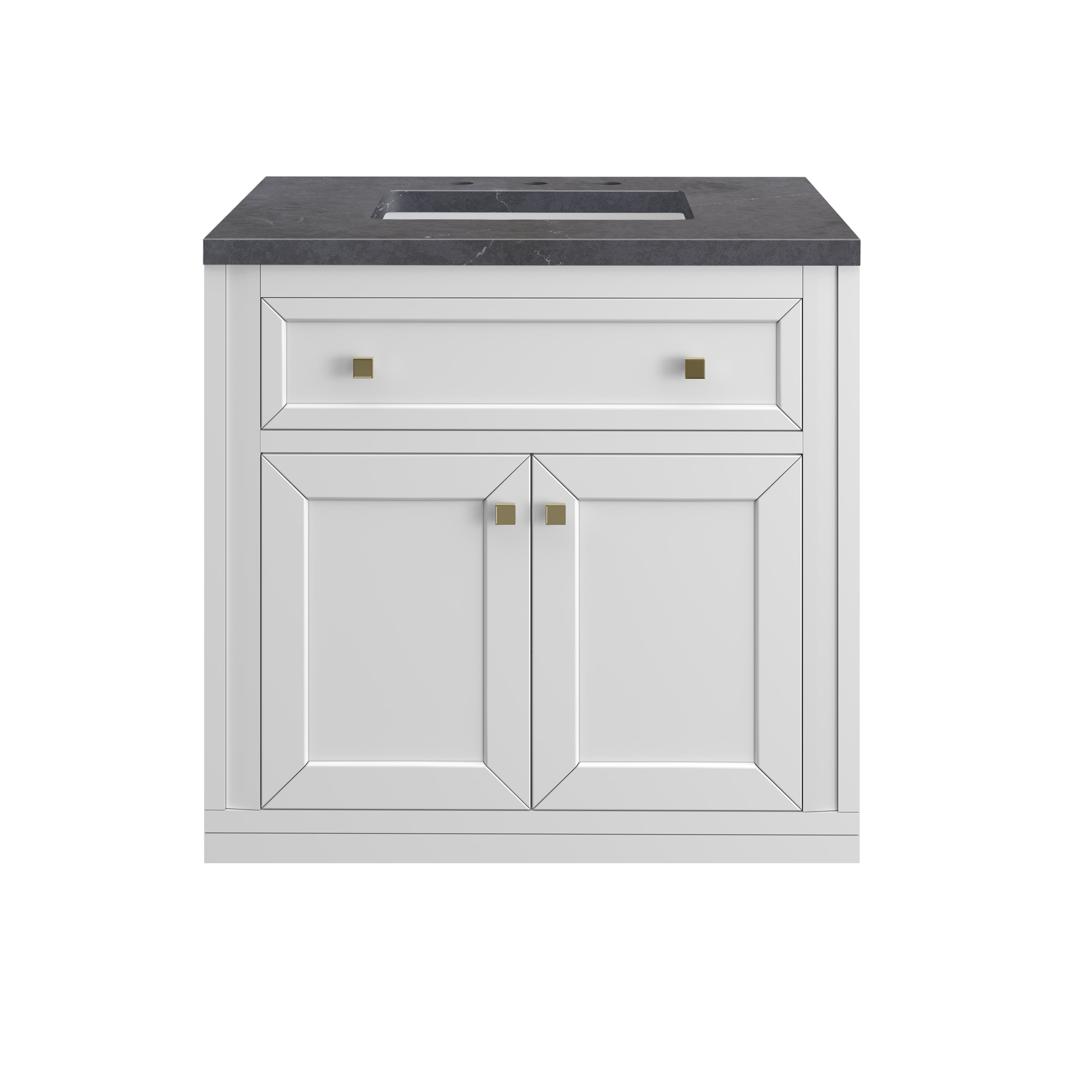 James Martin Vanities Chicago 30" Single Vanity - Glossy White