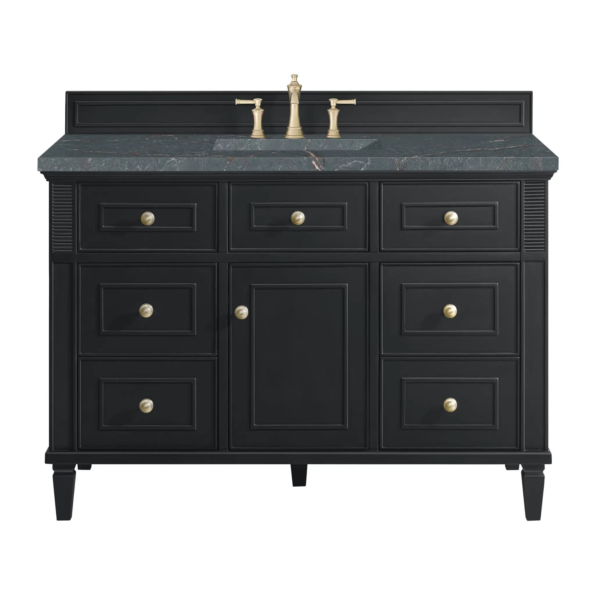 James Martin Lorelai 48" Single Vanity Set - Black Onyx by James Martin Vanities