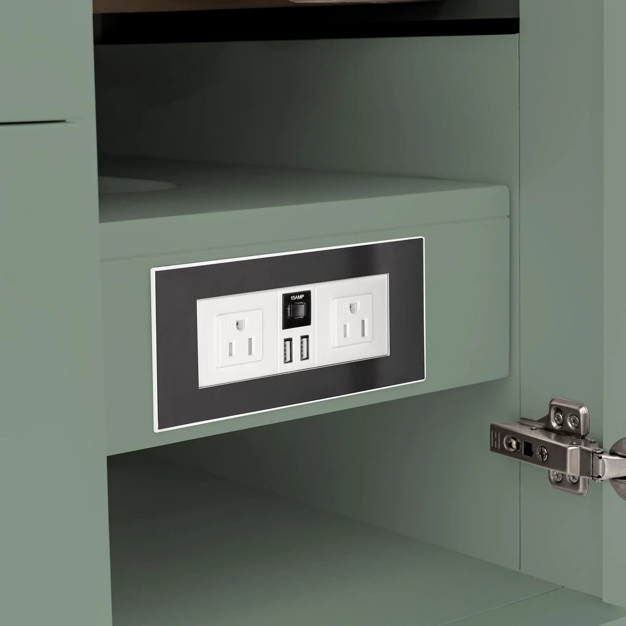 smokey celadon vanity