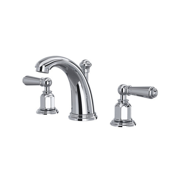 polished chrome bathroom faucet