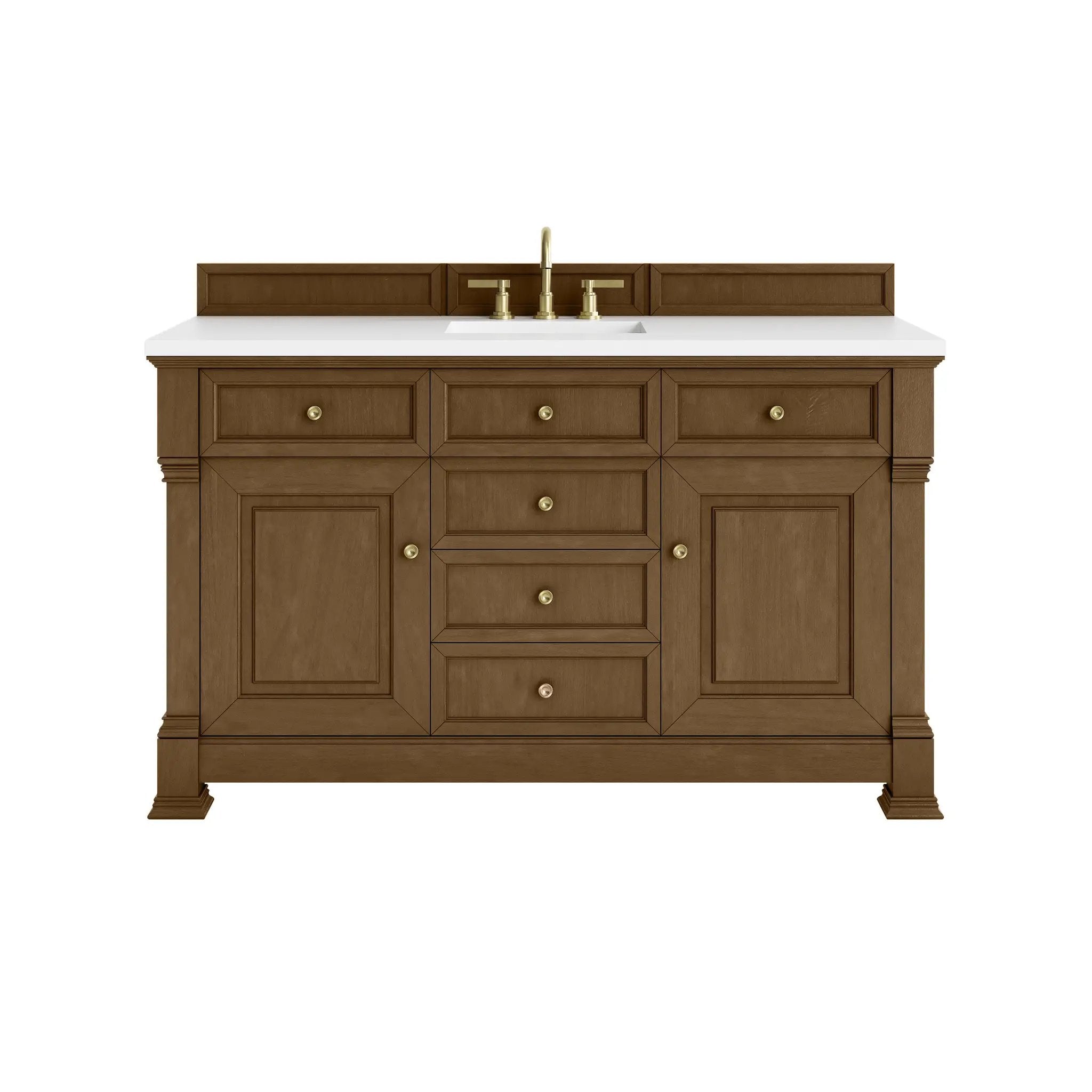 James Martin Brookfield 60" Single Vanity Set - Honey Oak by James Martin Vanities