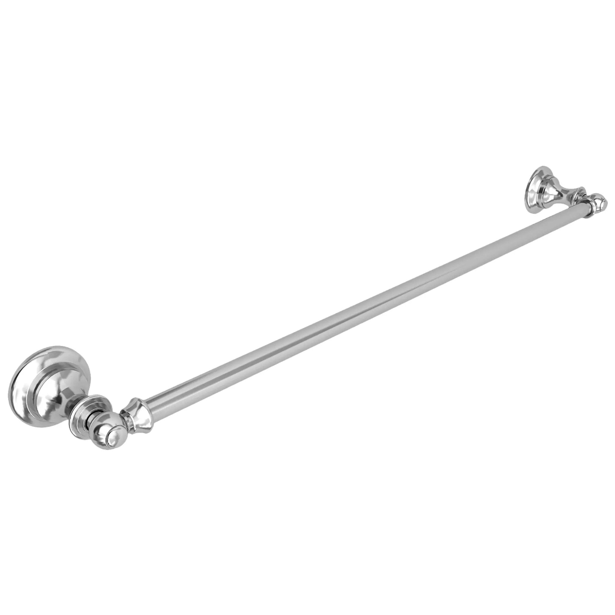 polished chrome towel bar