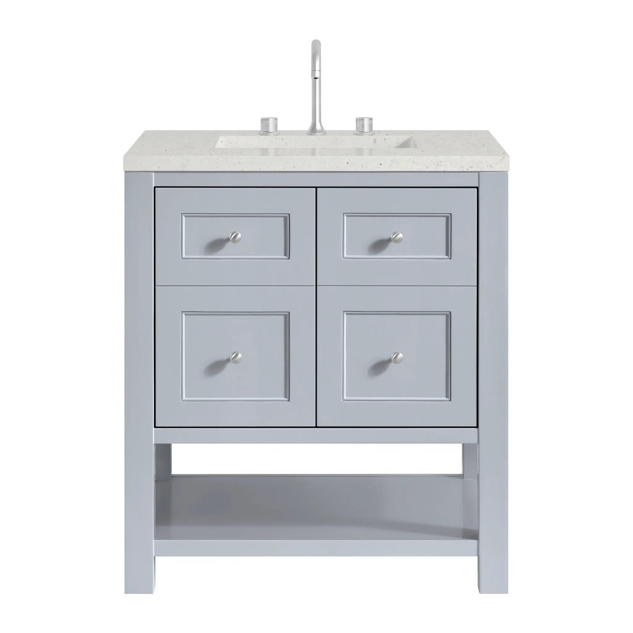 James Martin Breckenridge 30" Single Vanity Set - Serenity Blue by James Martin Vanities