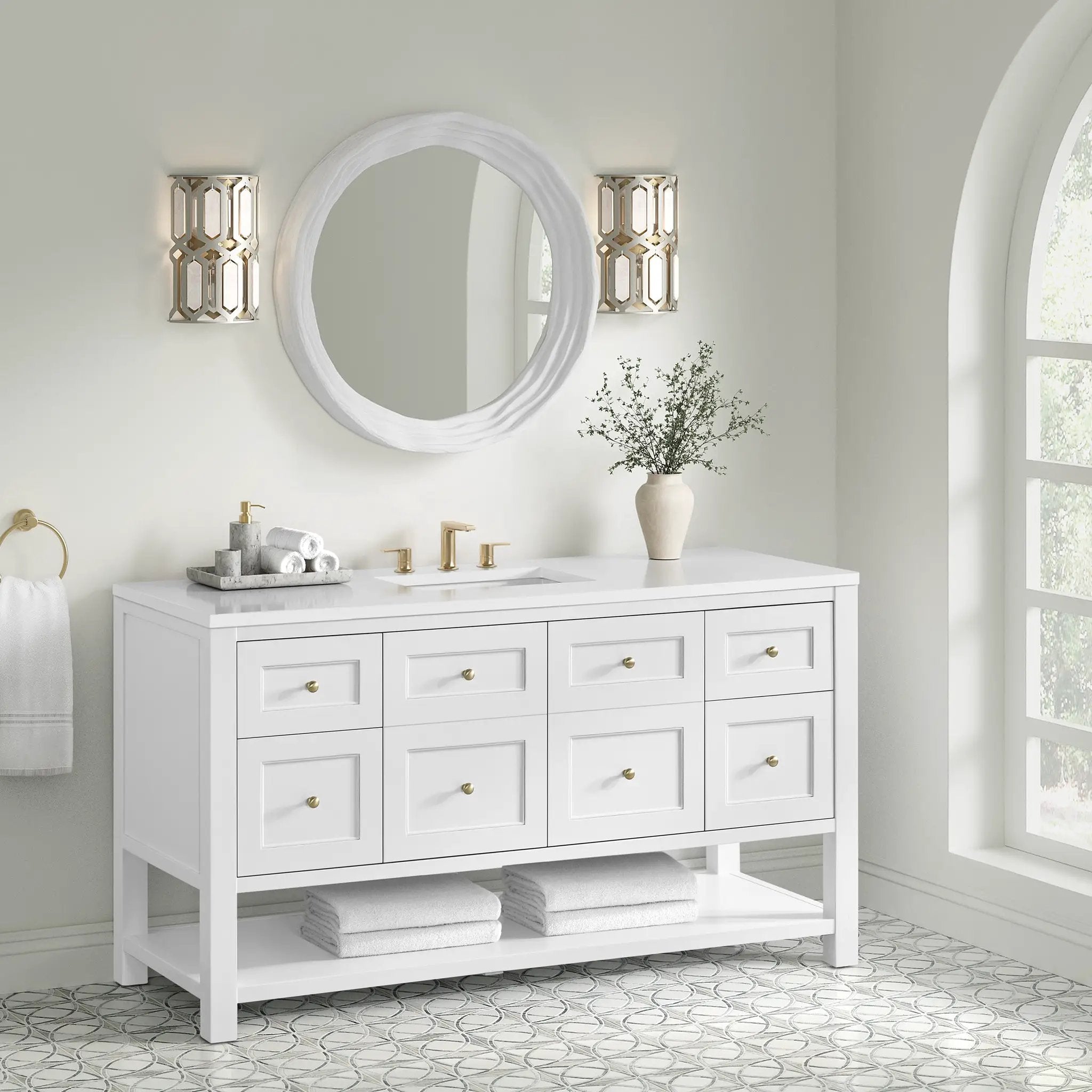 limestone mirror
