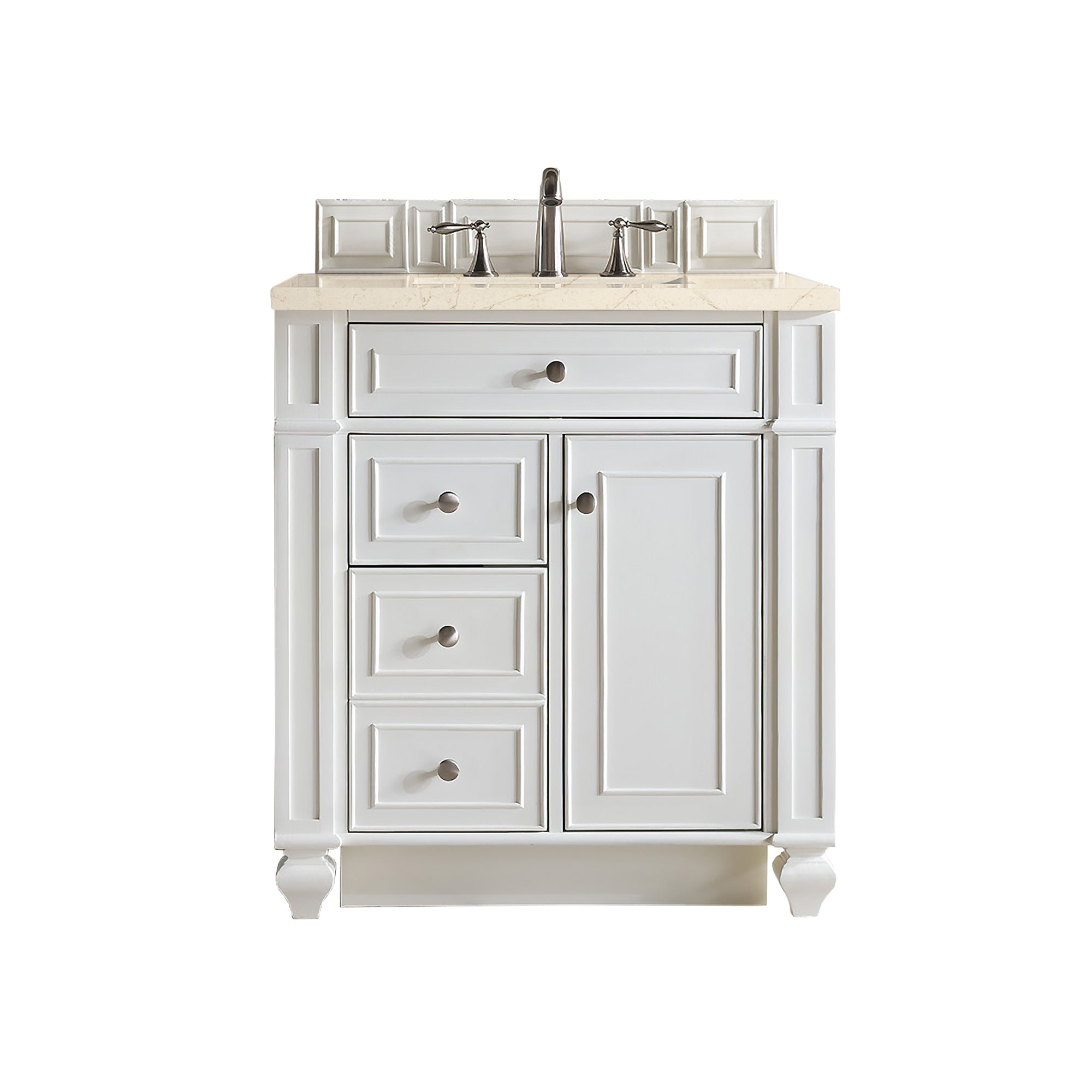 James Martin Vanities Bristol 30" Single Vanity - Bright White