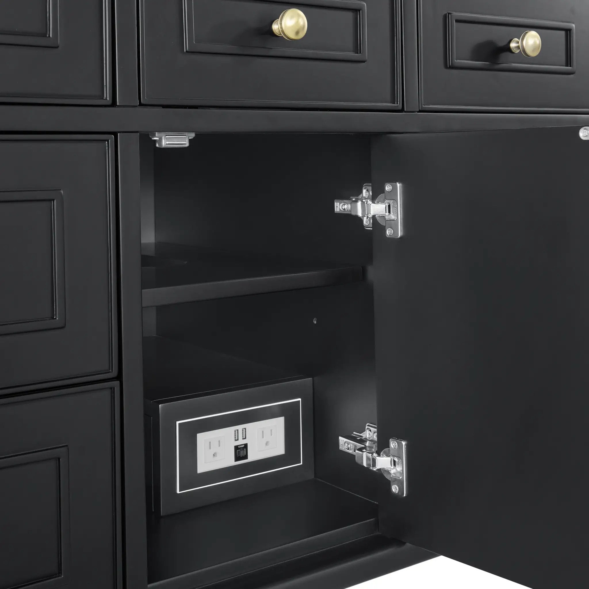 black onyx vanity