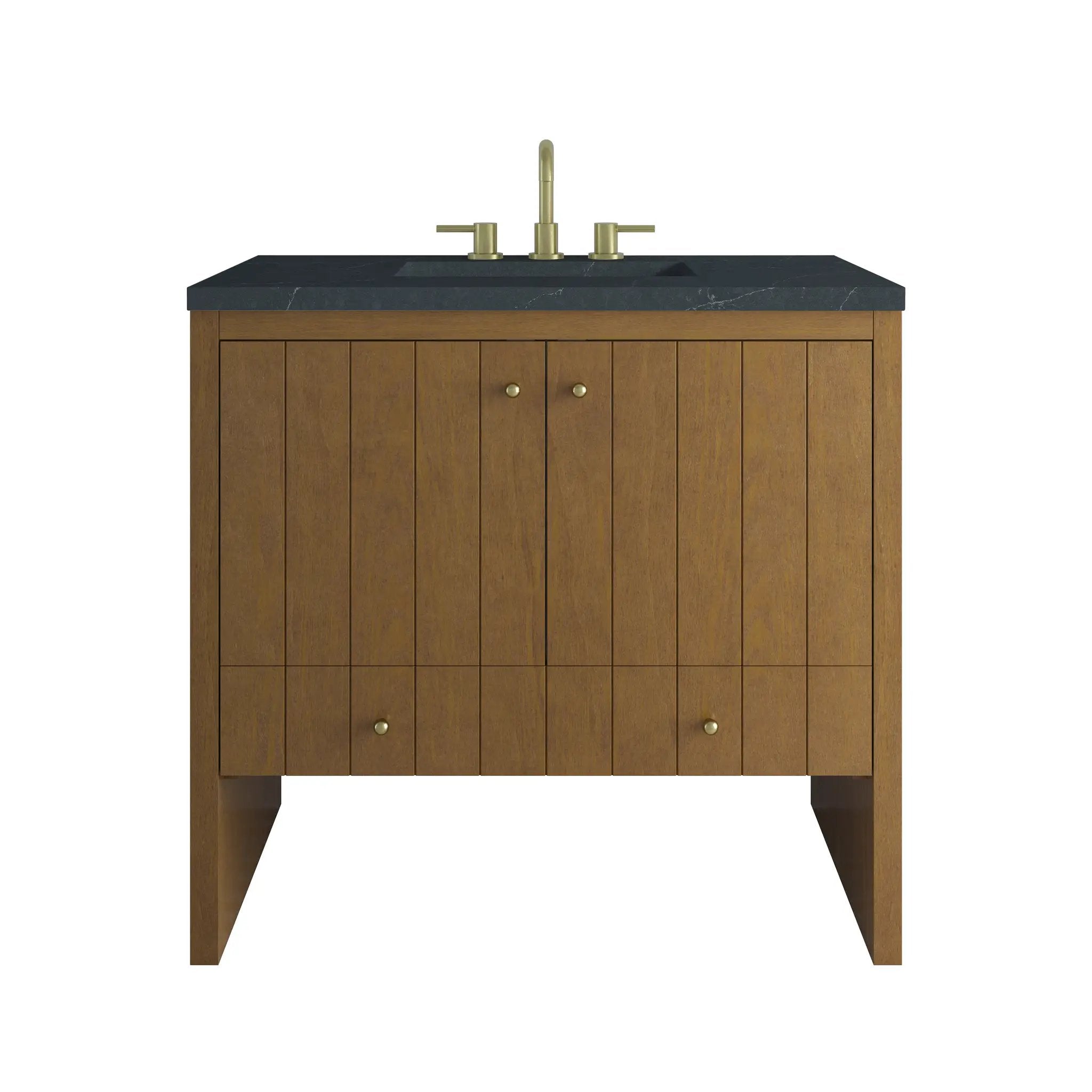 James Martin Hudson 36" Single Vanity Set - Honey Oak by James Martin Vanities