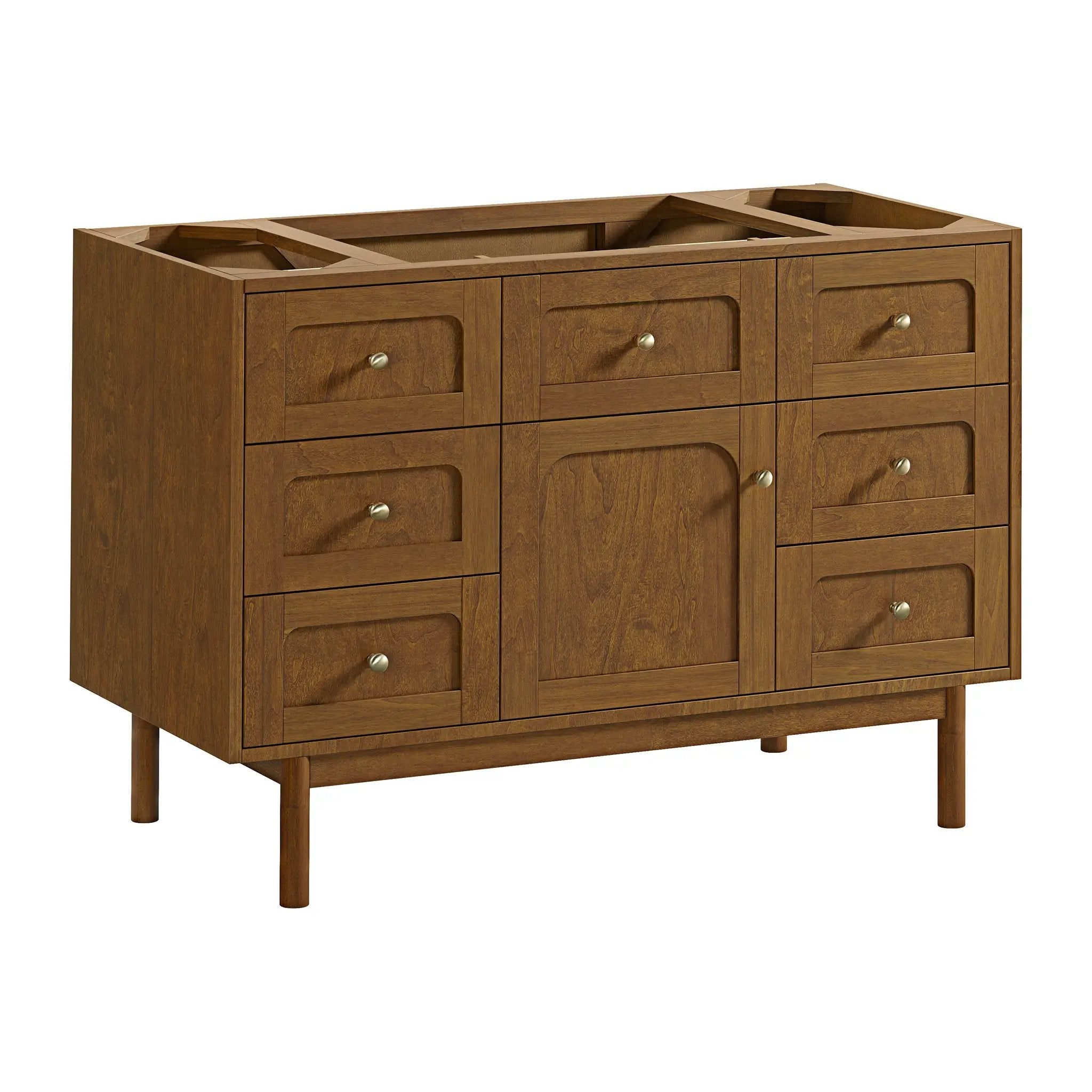 honey oak vanity