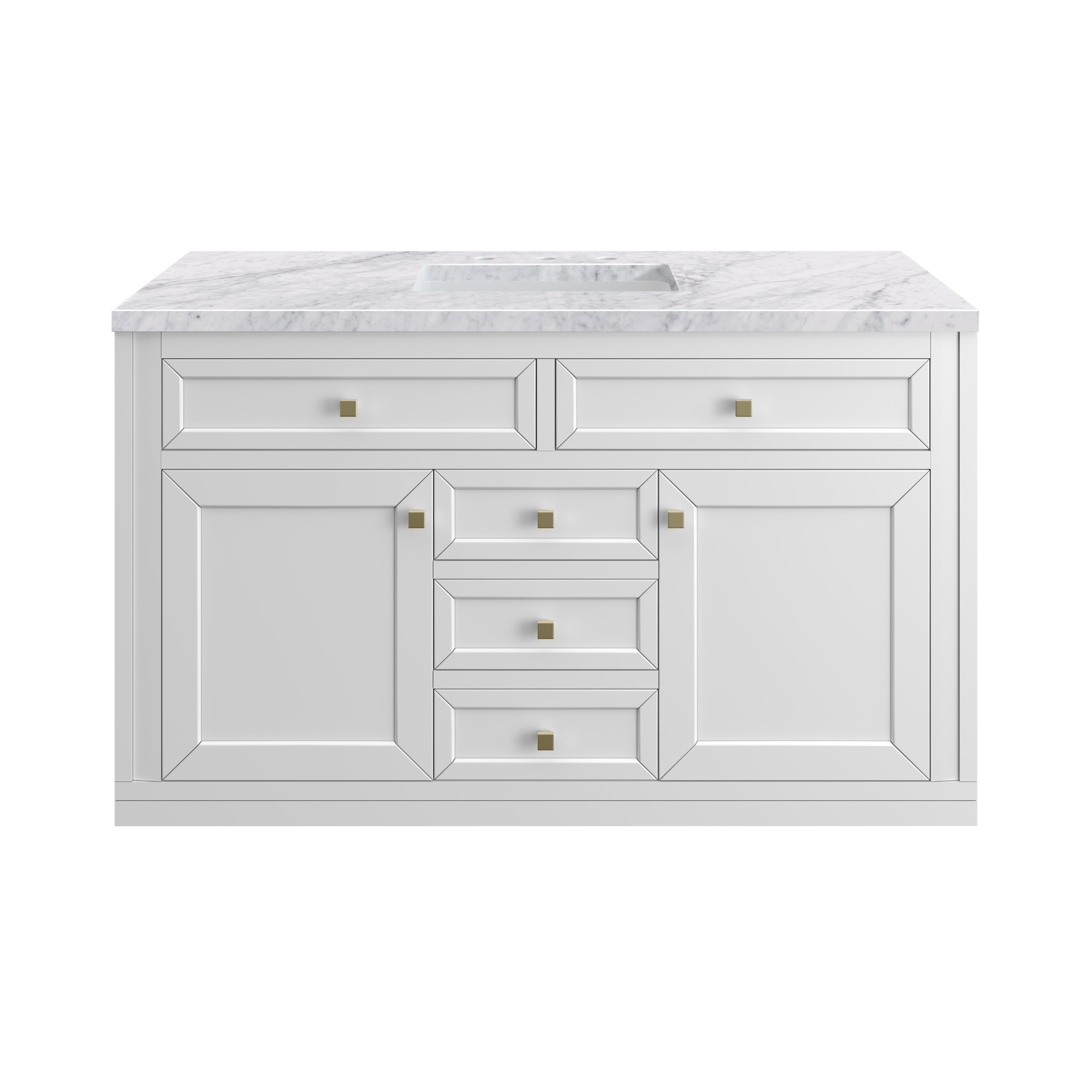 James Martin Vanities Chicago 48" Single Vanity - Glossy White