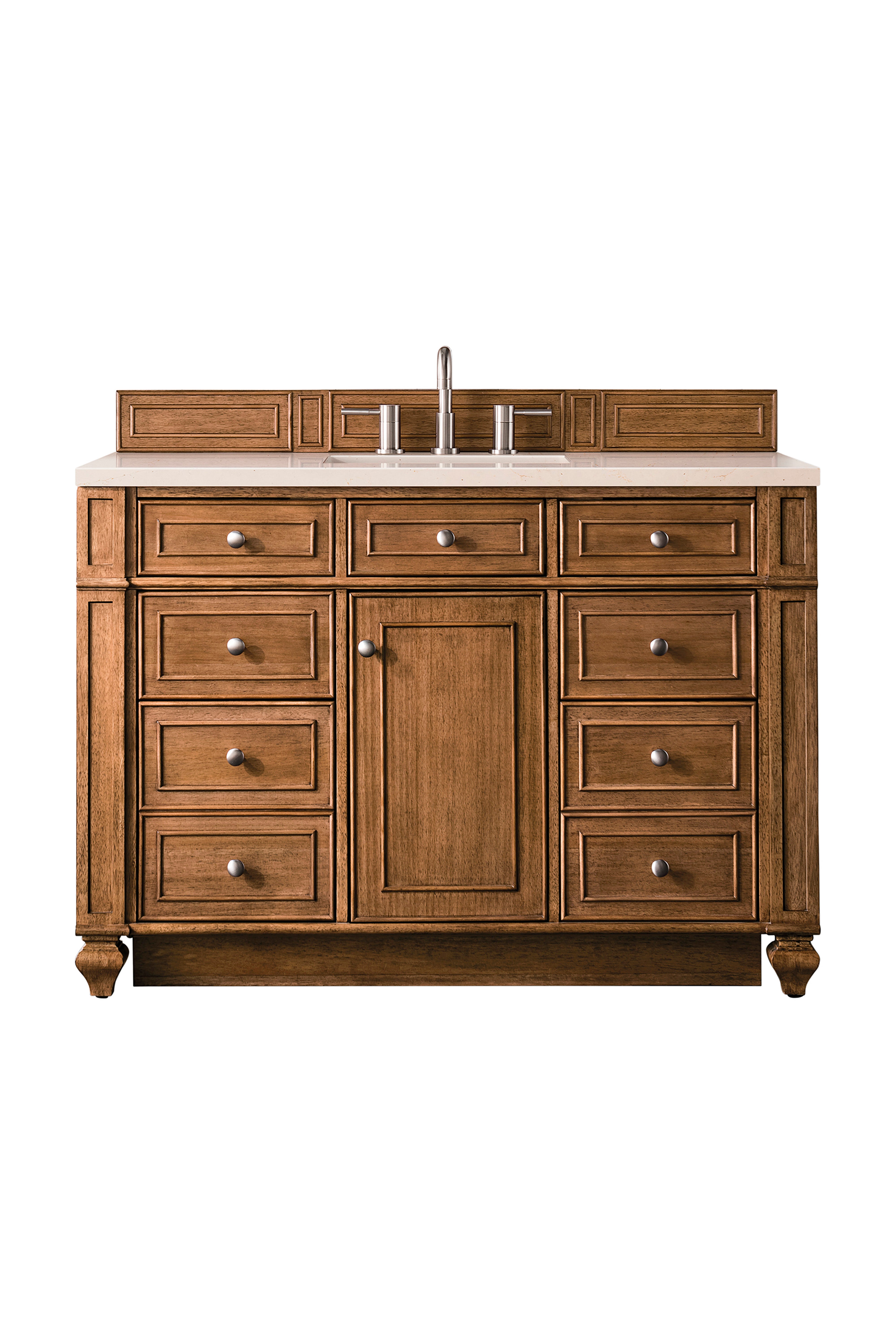 James Martin Vanities Bristol 48" Single Vanity - Saddle Brown