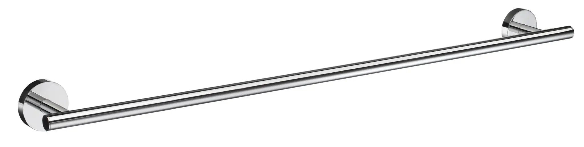 polished chrome towel rail