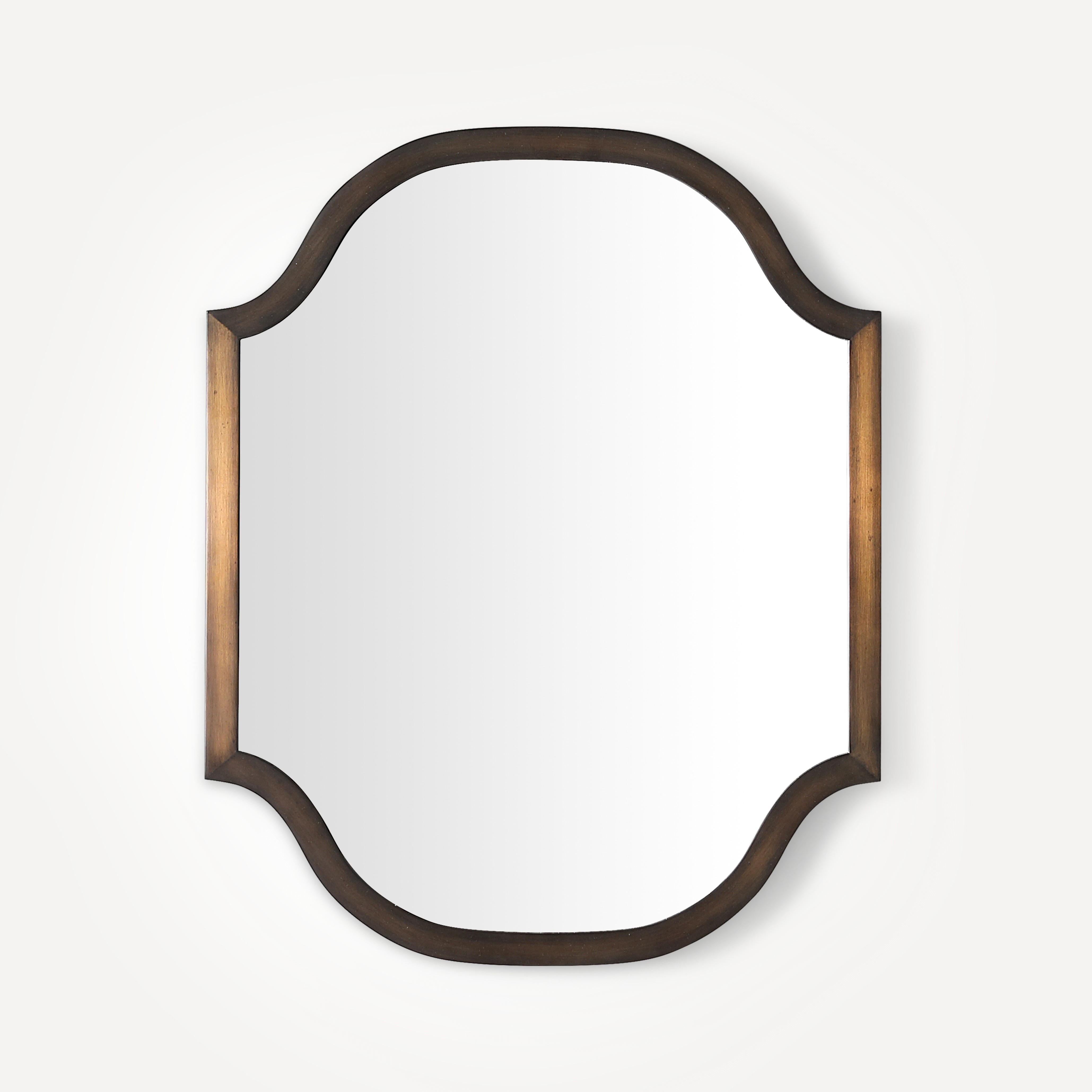 Robern Scalloped Metal Mirror, 24"x 30"x 1-3/16"