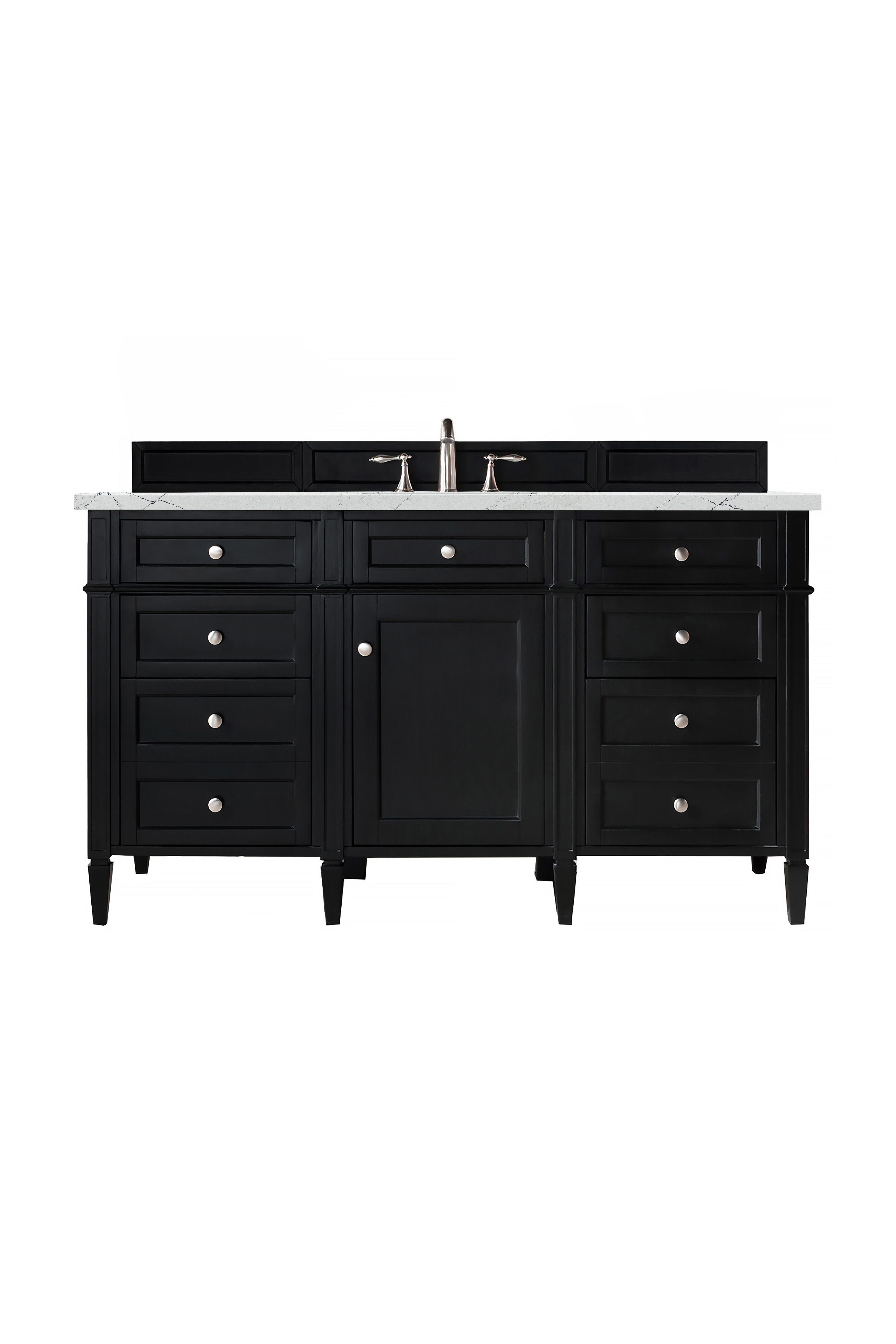 James Martin Vanities Brittany 60" Single Vanity - Black Onyx