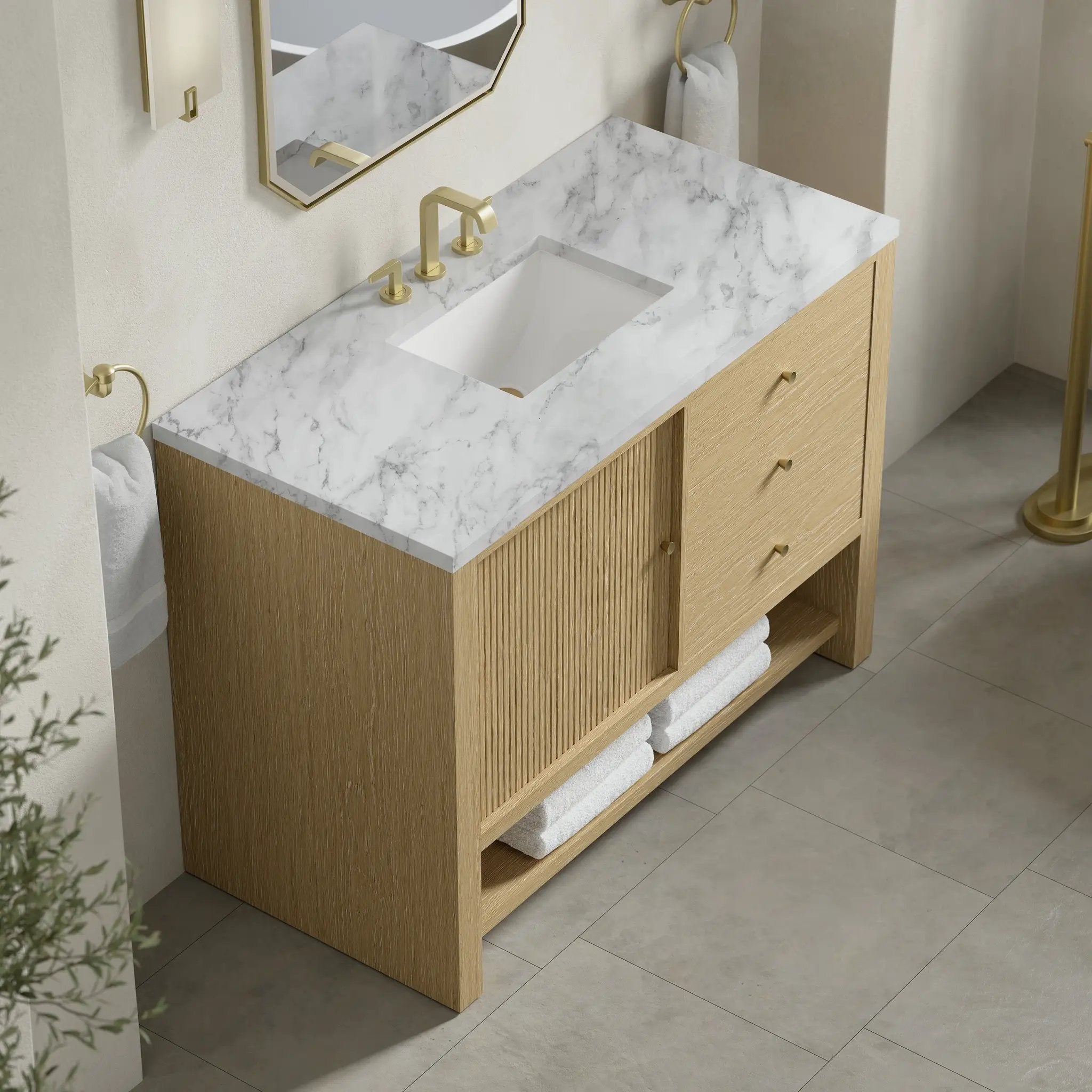 sunwashed oak vanity