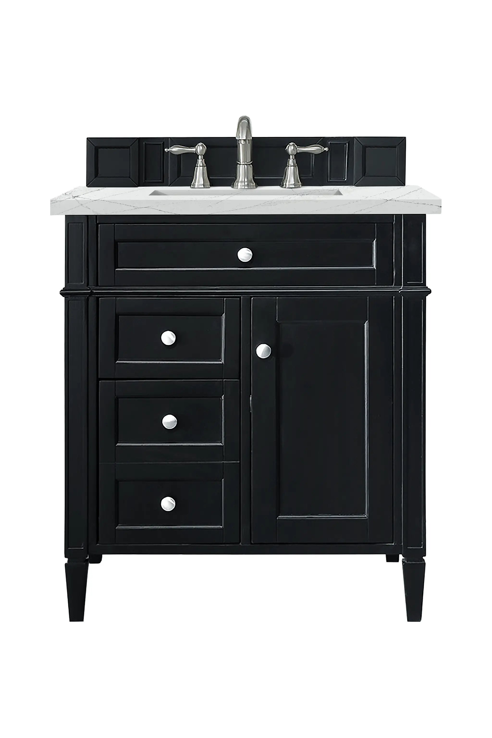 James Martin Brittany 30" Single Vanity Set - Black Onyx by James Martin Vanities